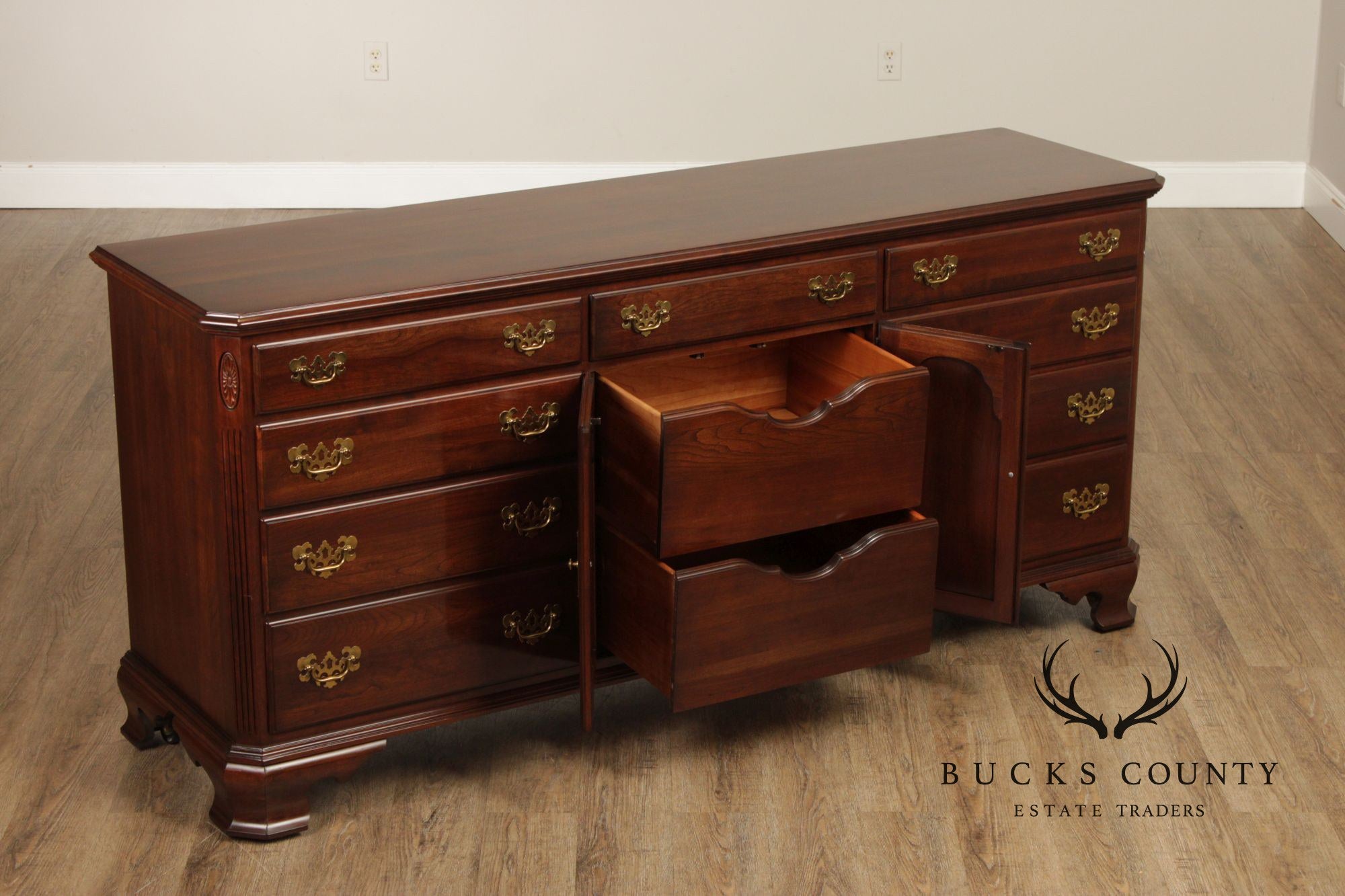 Ethan Allen Georgian Court Cherry Dresser
