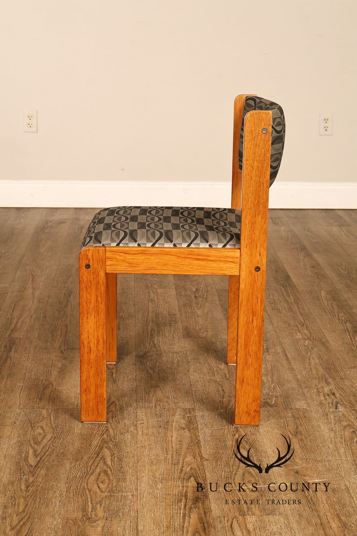 Danish Modern Niels Eilersen Teak Upholstered Dining Chairs Set Of Six