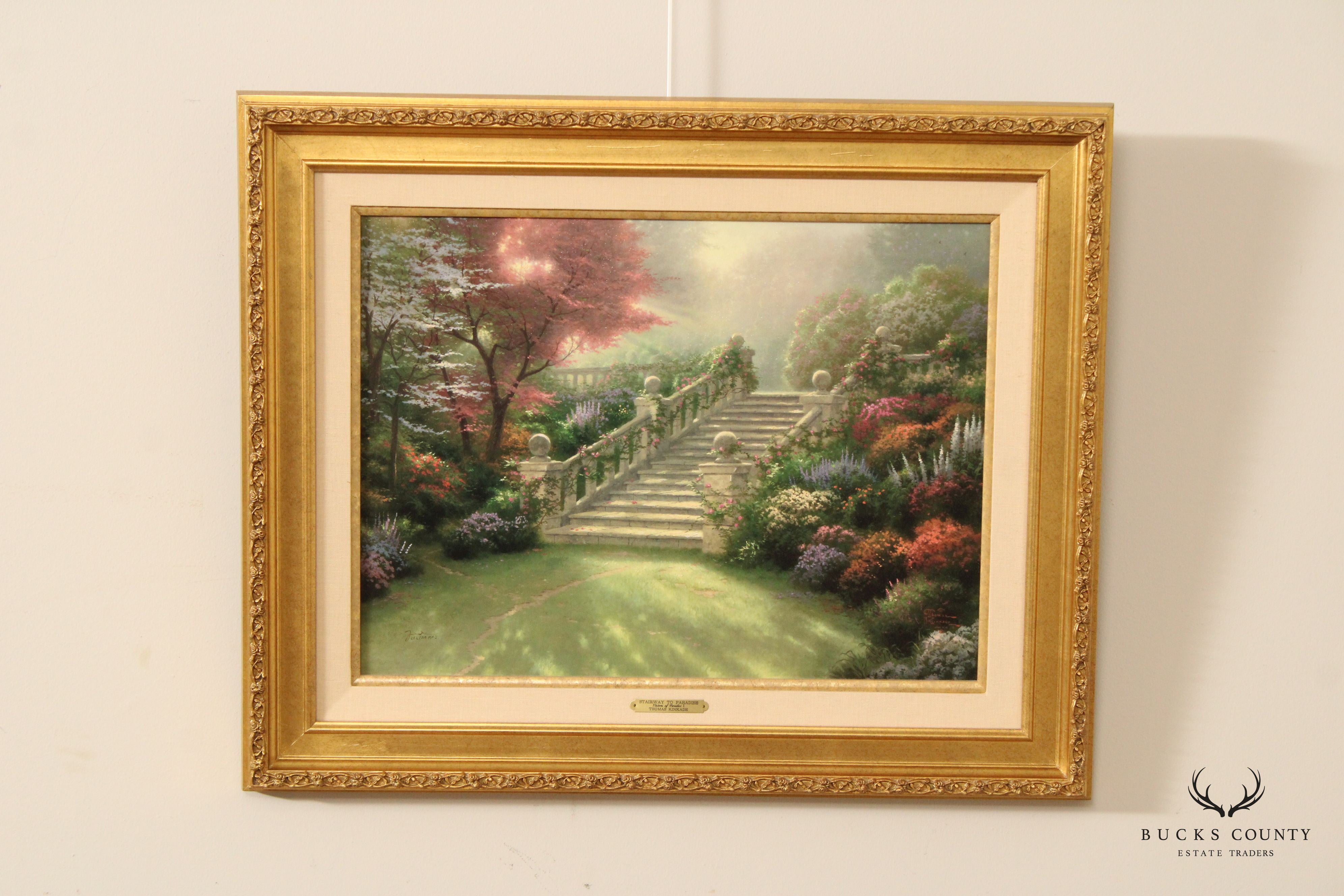 Thomas Kinkade 'Stairway to Paradise' Limited Edition Fine Art Print on Canvas