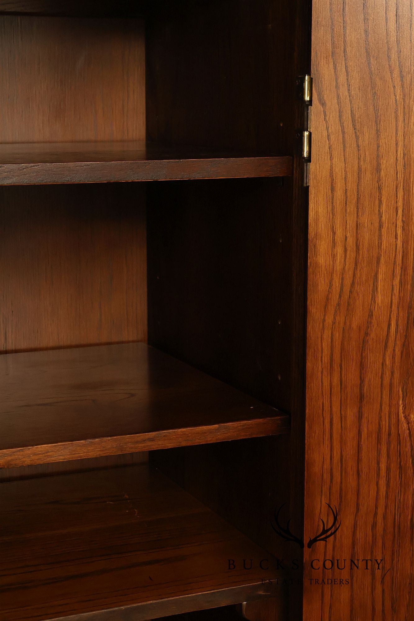Henredon Scene One Campaign Style Bedroom Armoire Cabinet