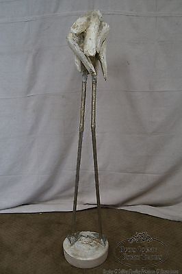 Mid Century Hollywood Regency Large Standing Pelican Statue