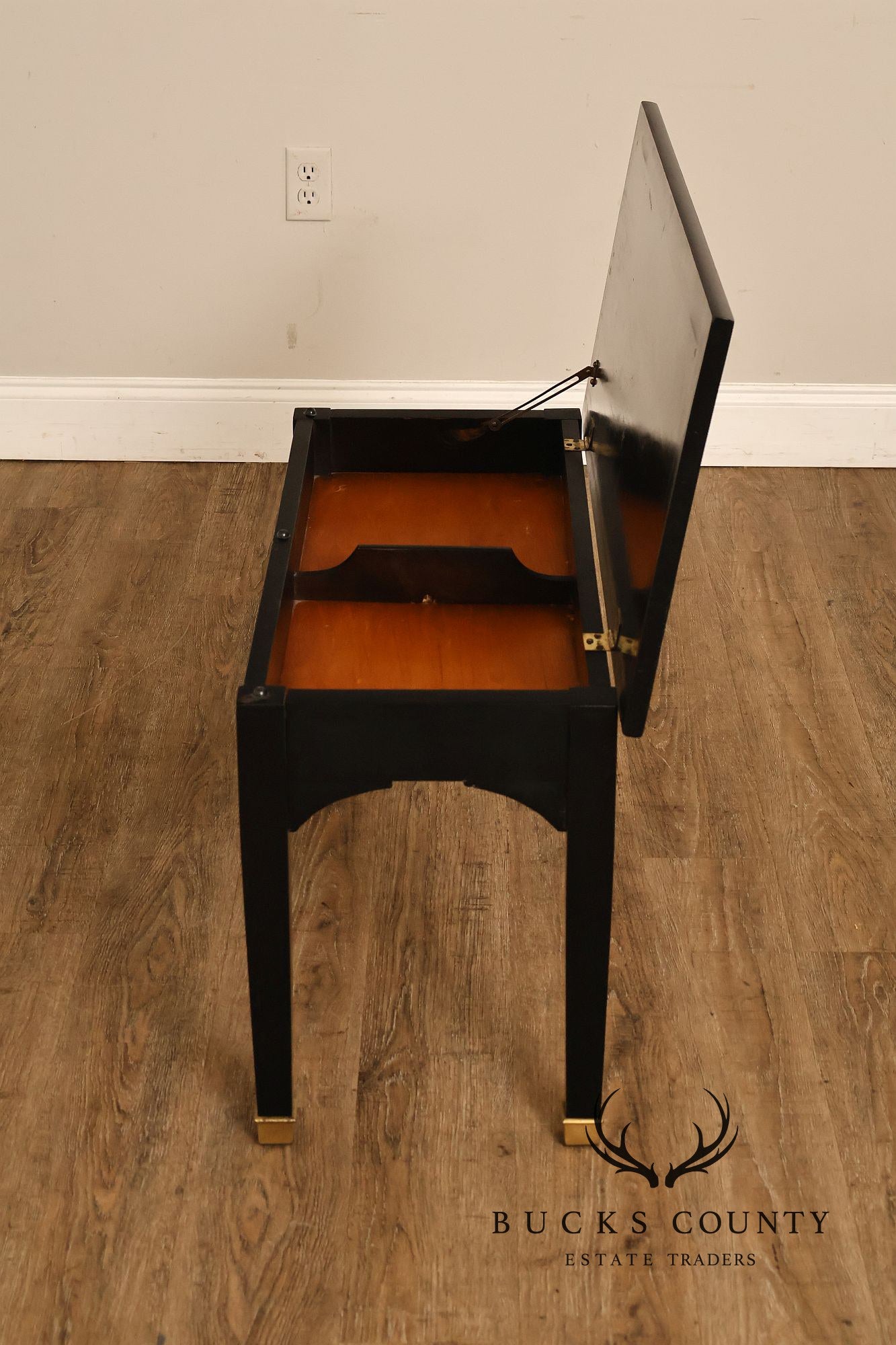 Kurtzman Ebonized Grand Piano And Duet Bench