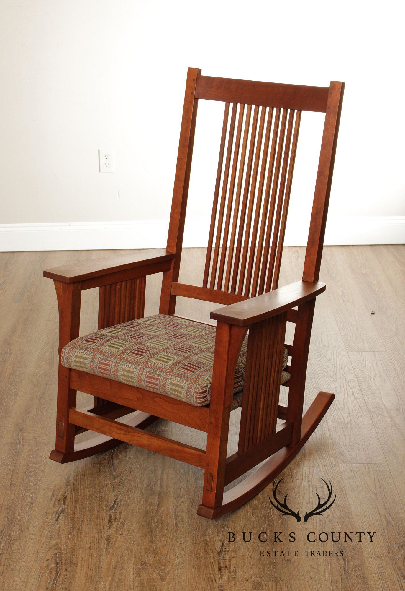 Stickley Mission Collection Cherry Spindle Rocker