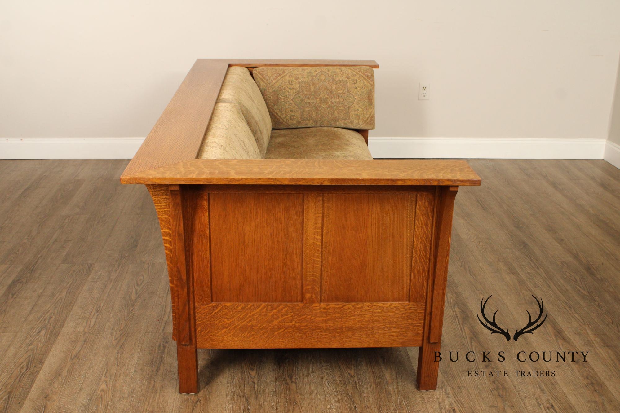 Stickley Mission Collection Oak Prairie Settle