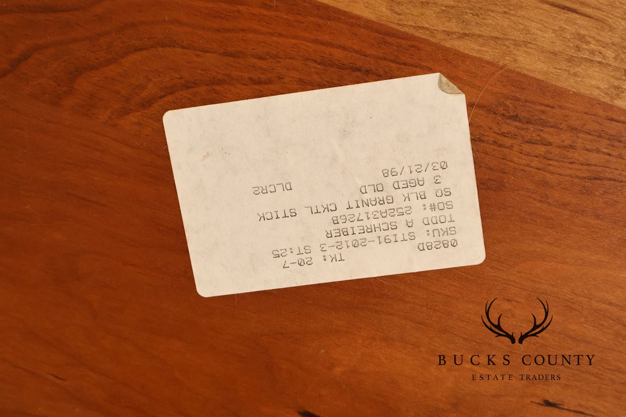 Stickley 21st Century Collection Granite Top Cherry Coffee Table