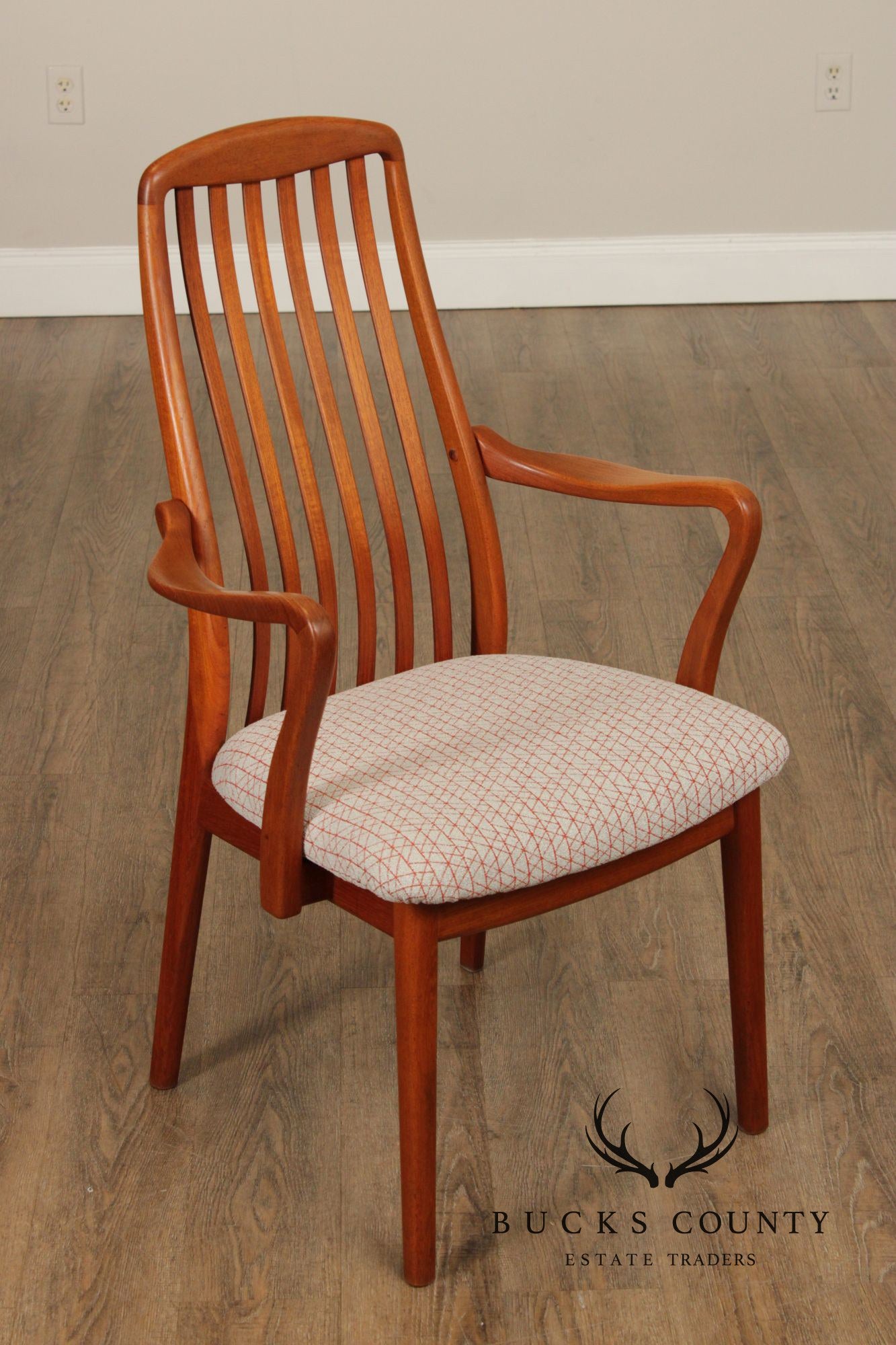 Preben Schou Danish Modern Set of Eight Teak Dining Chairs