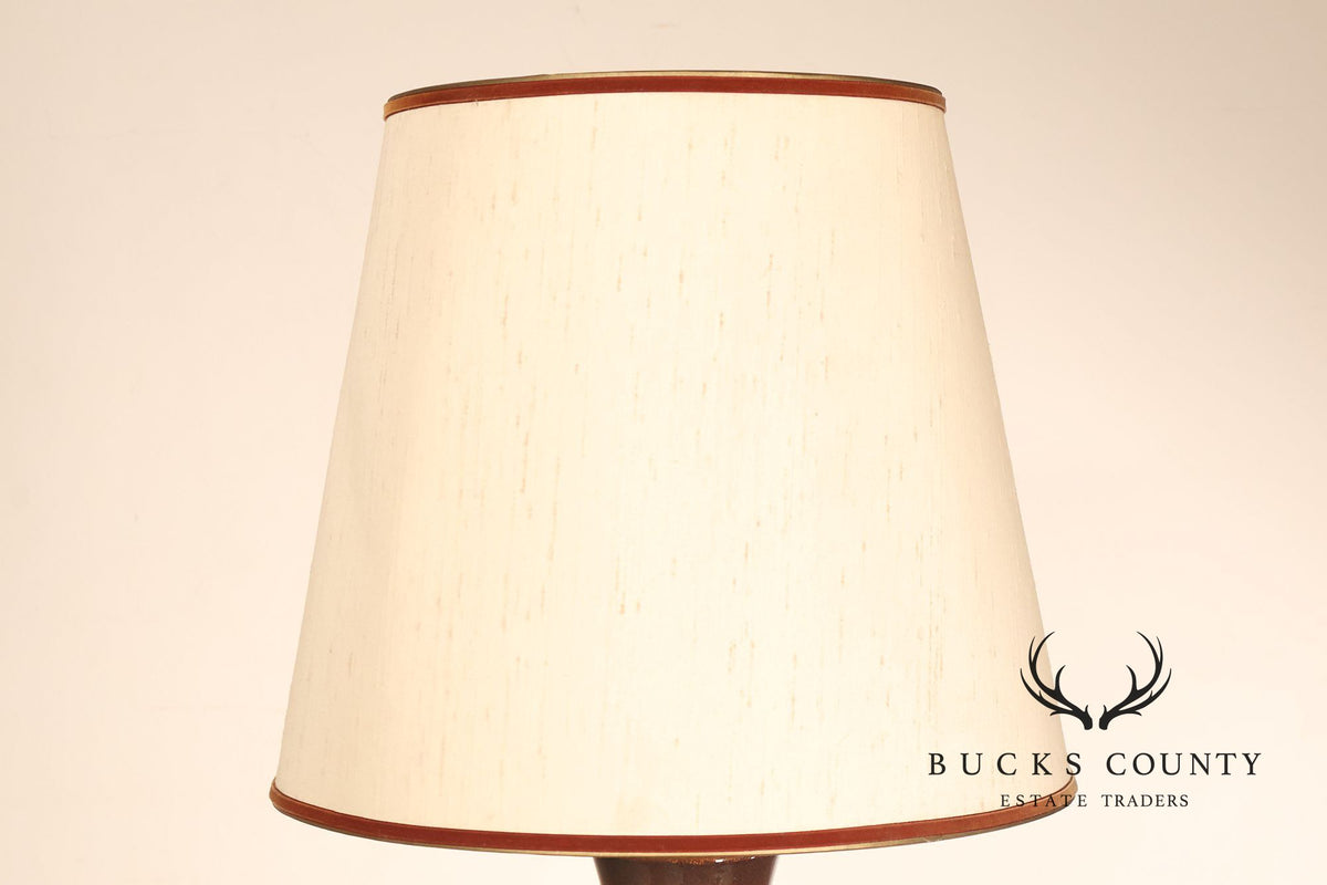 Mid Century Modern Drip-Glaze Ceramic Table Lamp