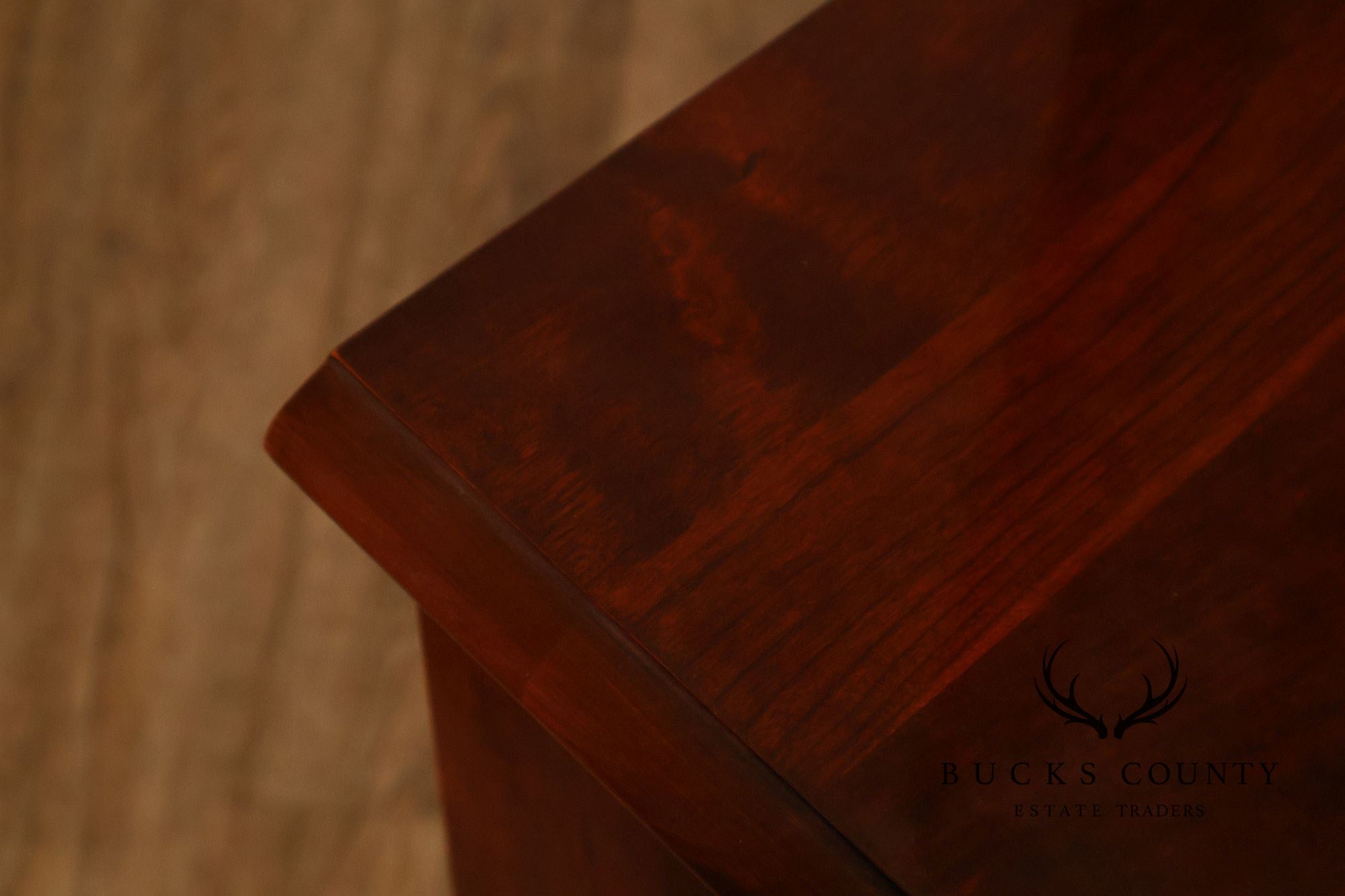 Pennsylvania House Chippendale Style Cherry Long Dresser with Mirror