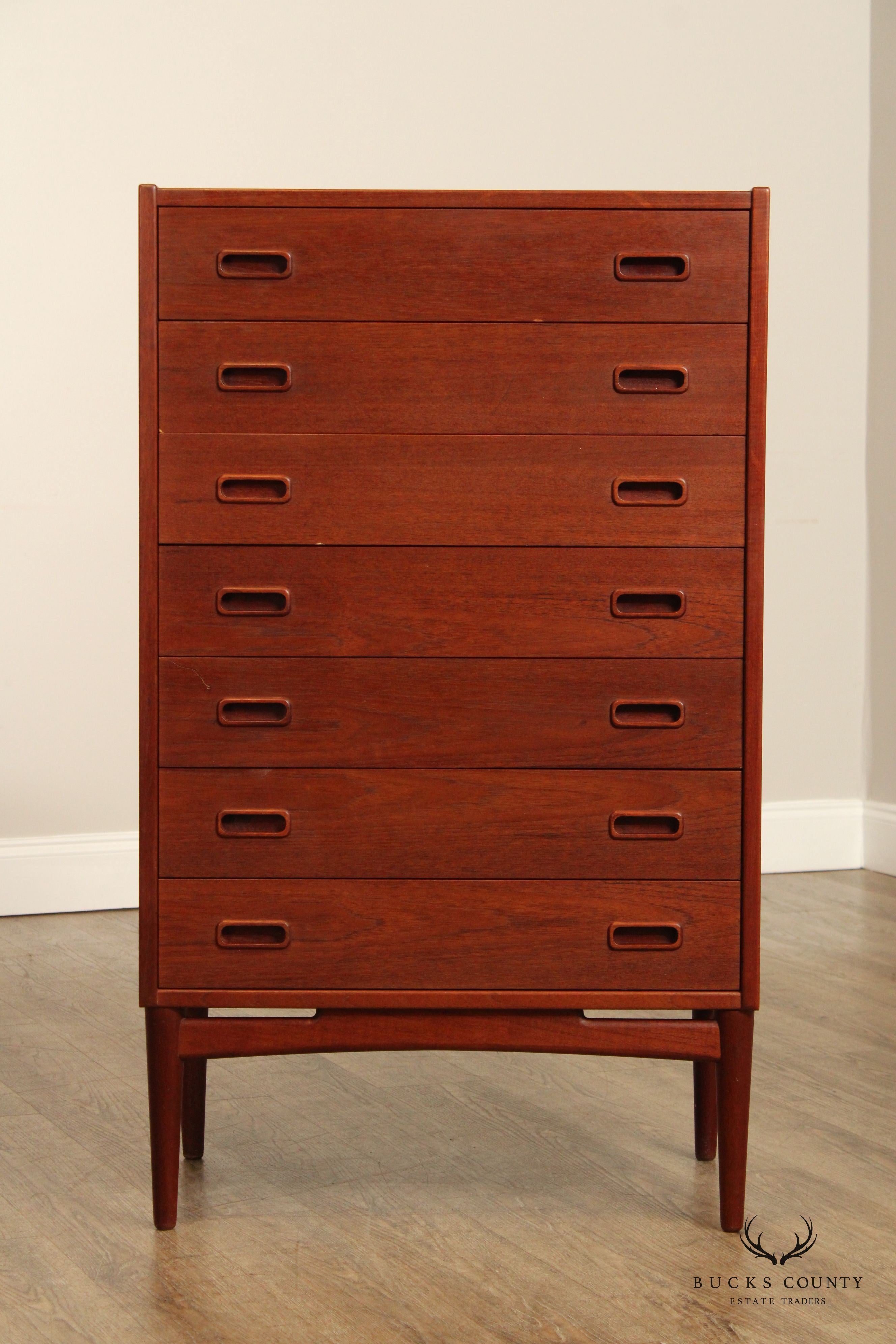 Mogens Kold Danish Modern Teak Tall Chest