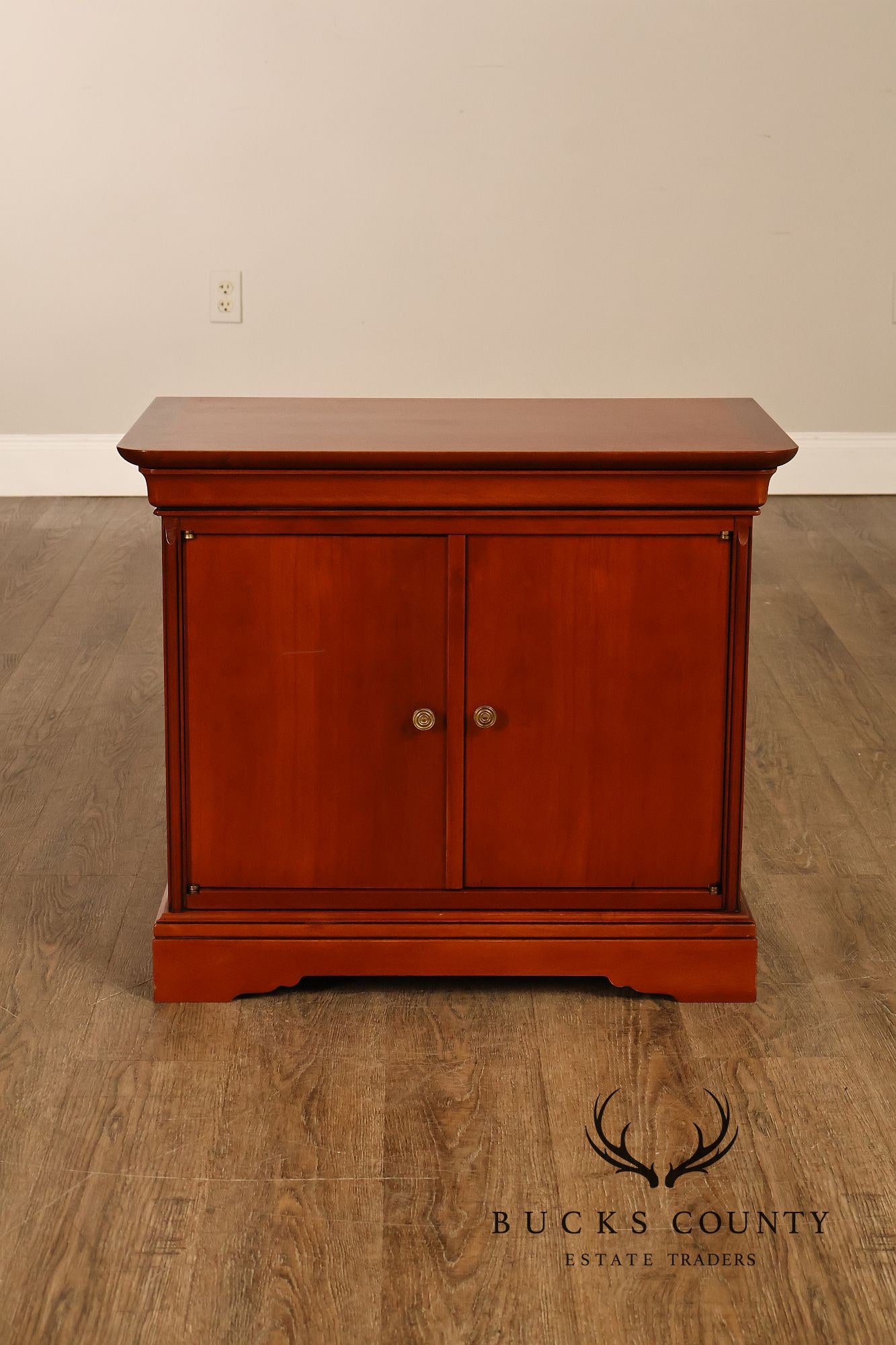 Grange French Louis Philippe Cherry Wood Nightstand