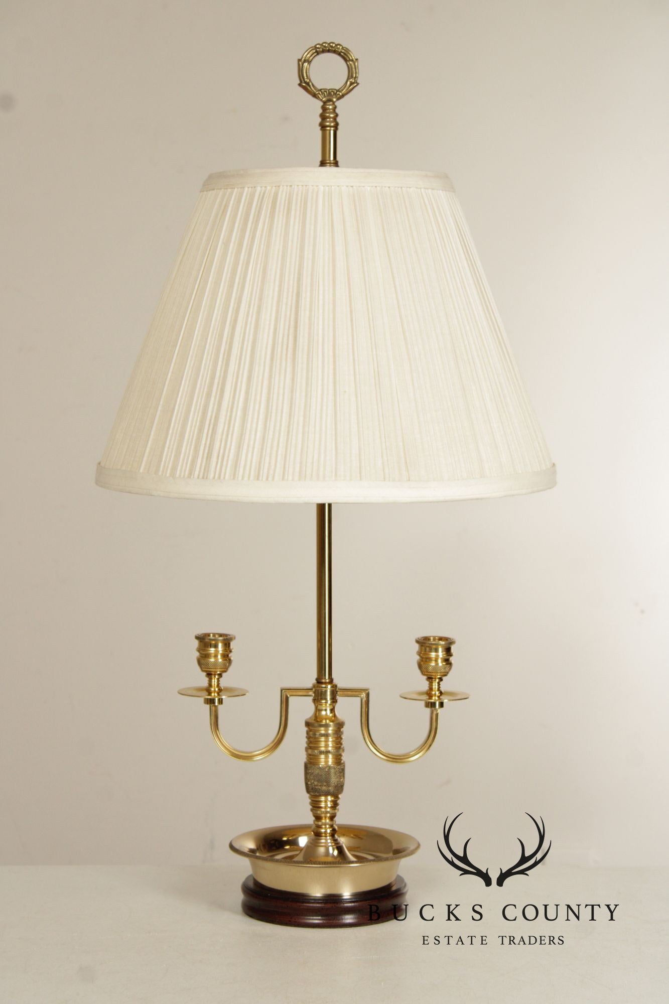Kaiser Kuhn Brass Bouillotte Table Lamp