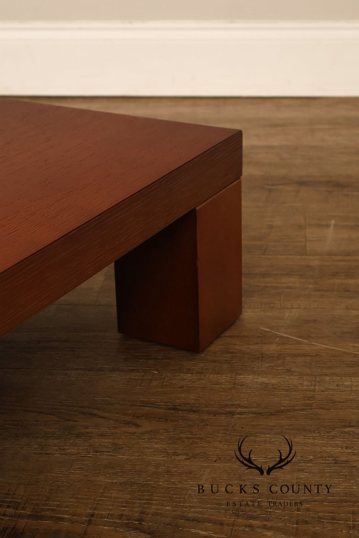 Modern Low Profile Square Coffee Table