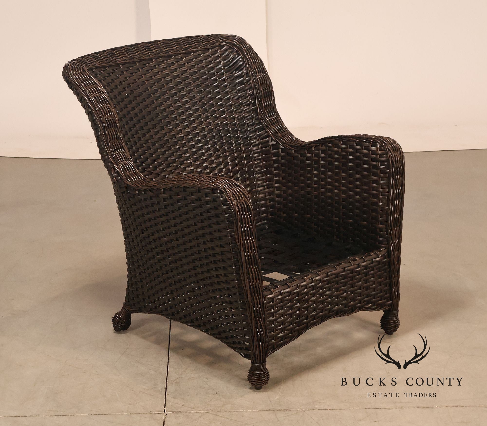 Northcape Pair of 'Richmond' Outdoor Wicker Patio Armchairs