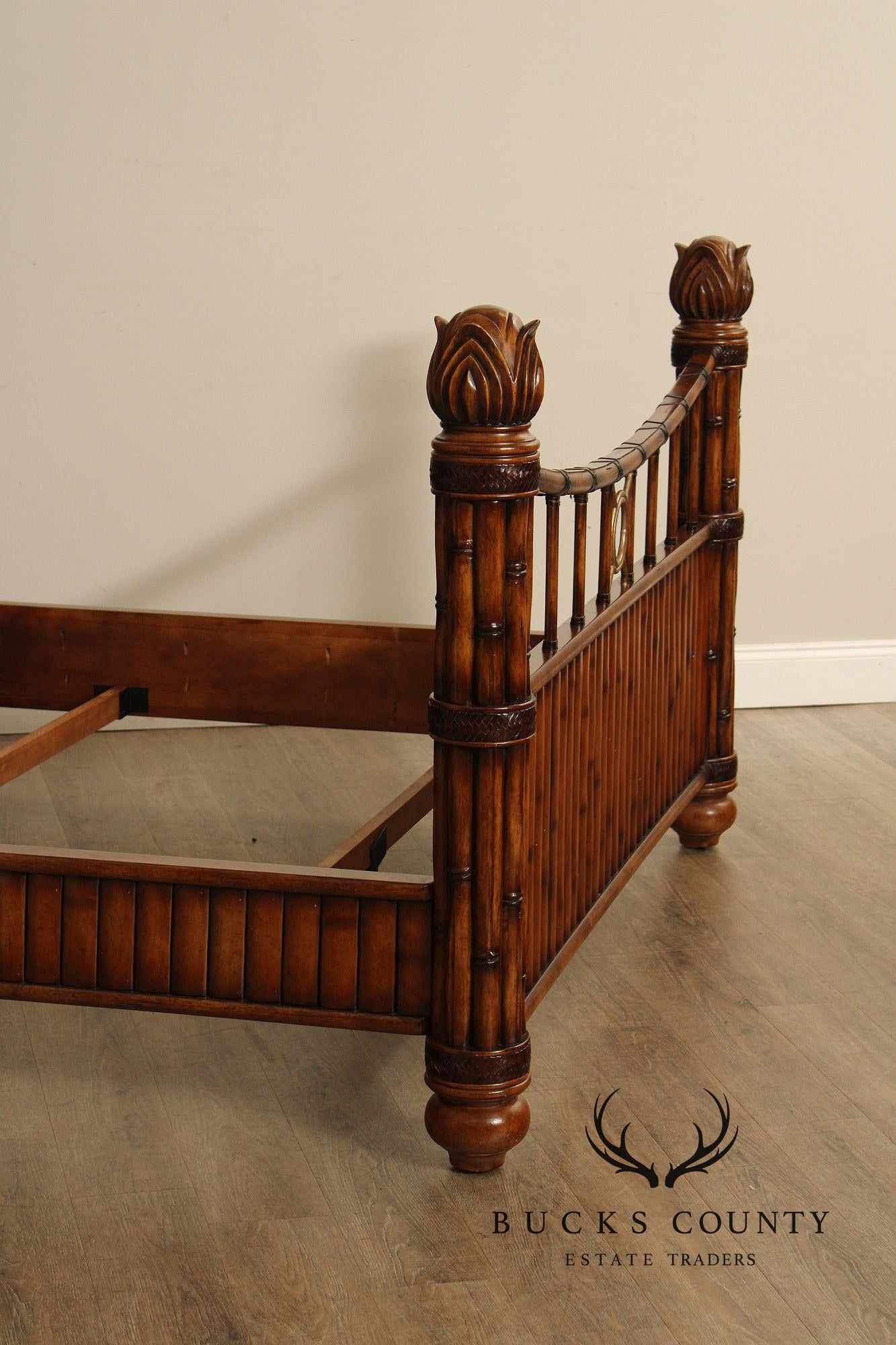 Tommy Bahama British Colonial Style Queen Poster Bed