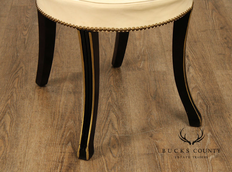 Regency Style Ebonized Side Chair