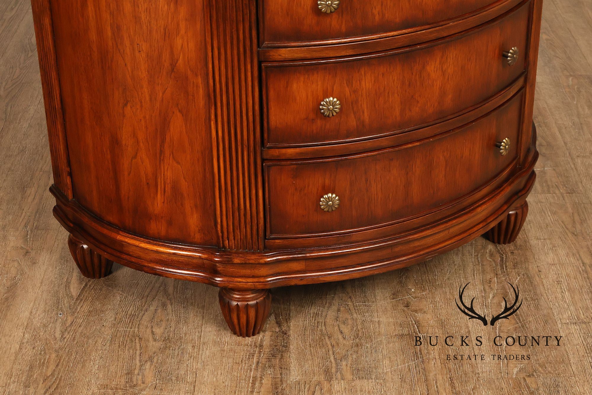 Hooker Furniture Seven Seas Mahogany Demilune Console Chest