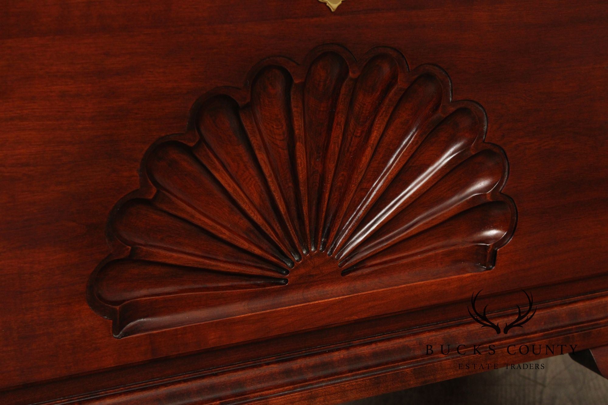 Statton Chippendale Style Cherry Tall Chest