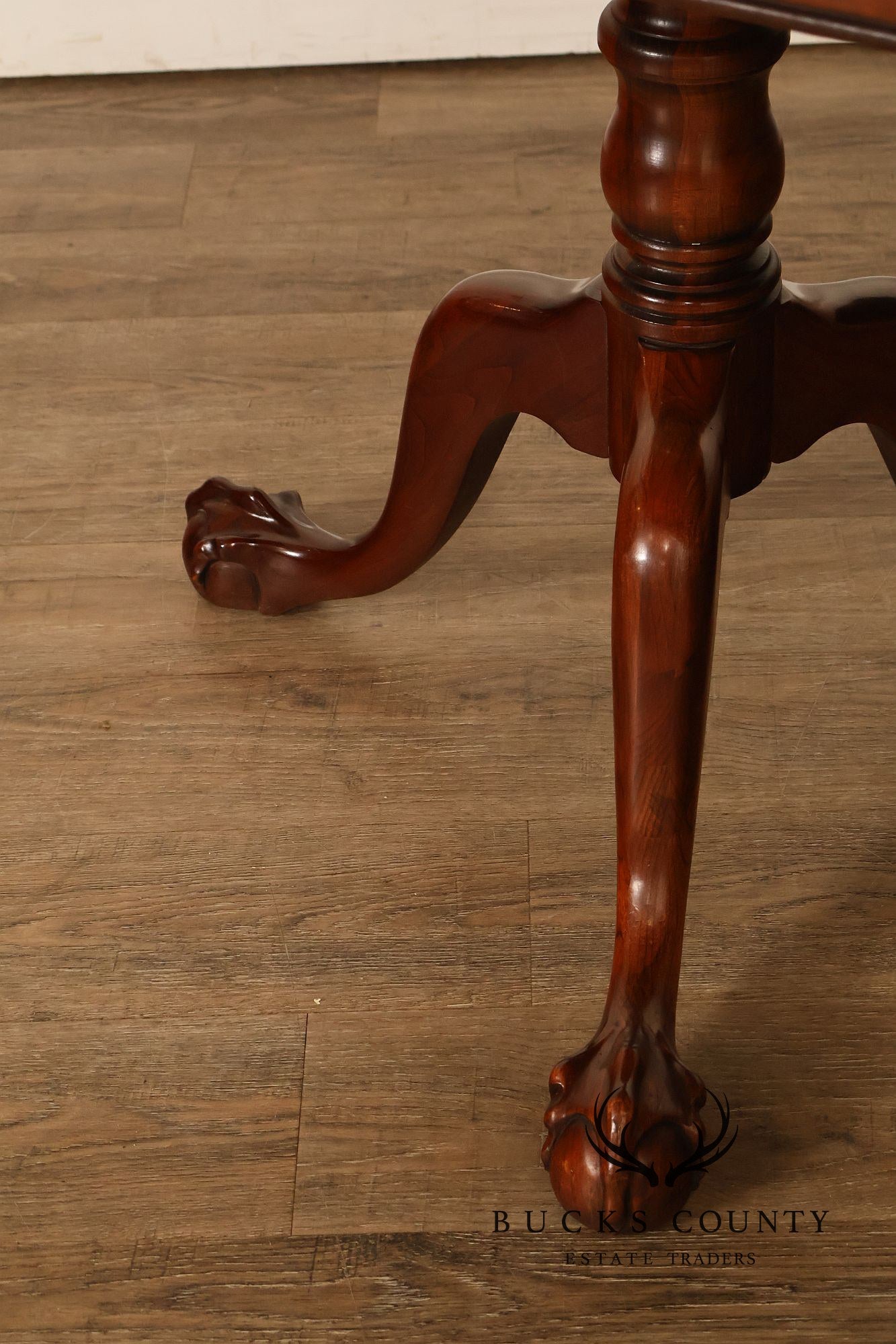Pennsylvania House Chippendale Style Double Pedestal Dining Table