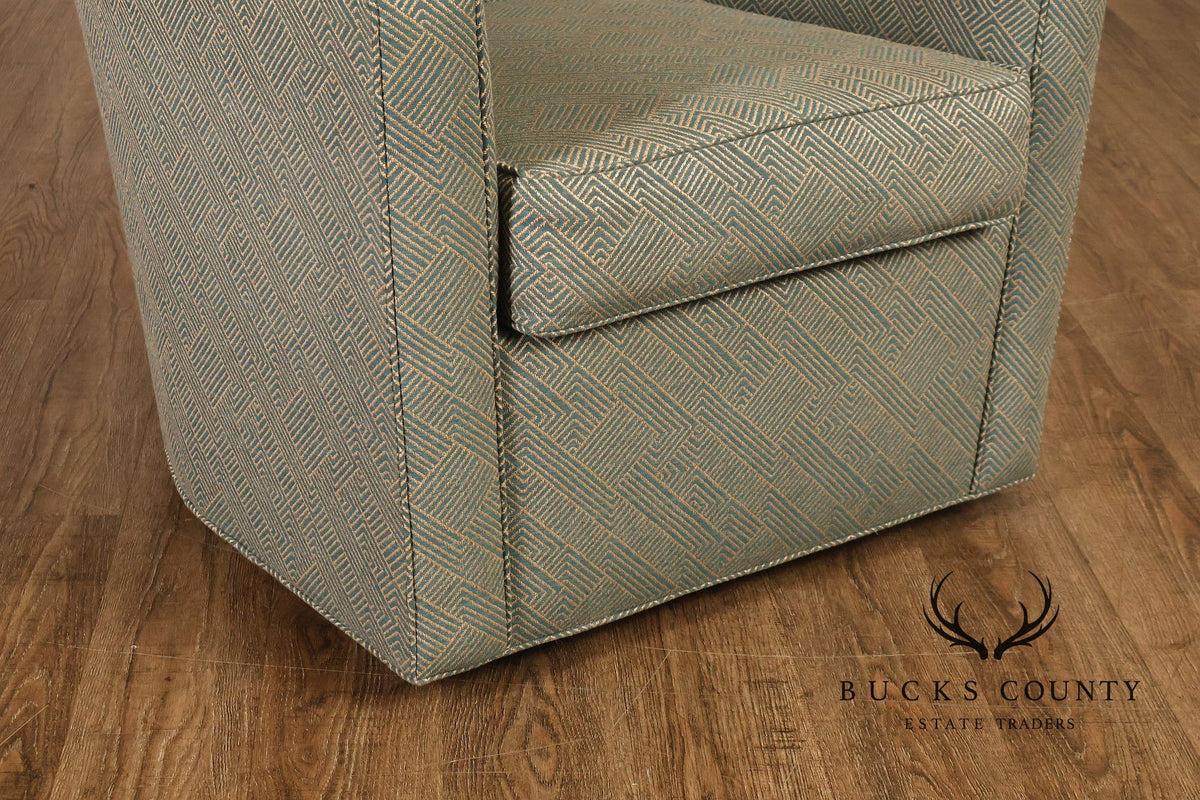 Ethan Allen Contemporary Pair of 'Turner' Armchairs