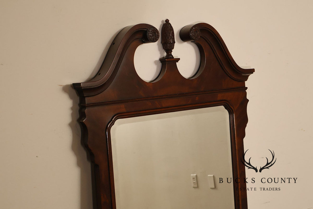 Drexel Heritage Chippendale Style Mahogany Wall Mirror