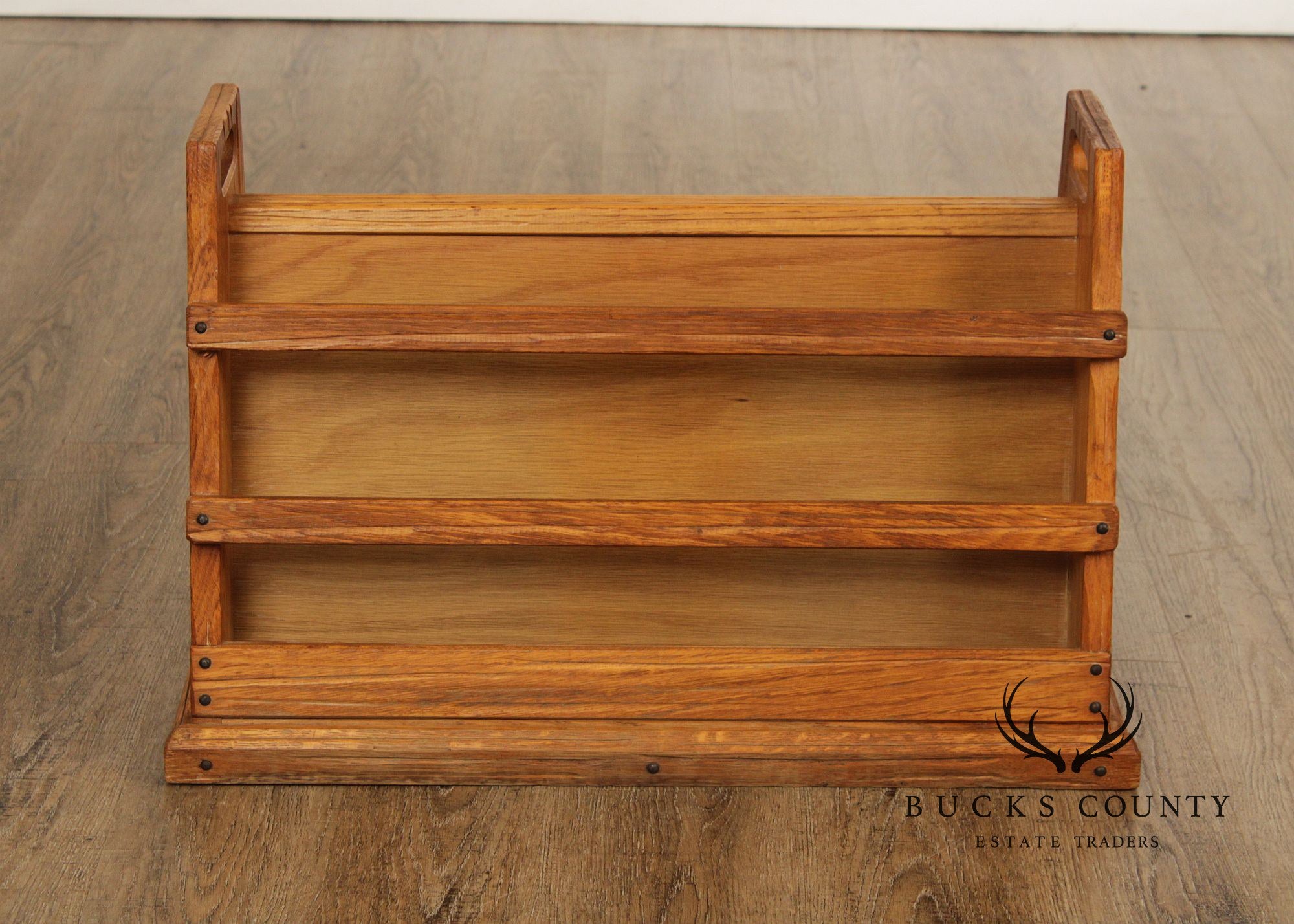 Brandt Ranch Oak Vintage Magazine Stand