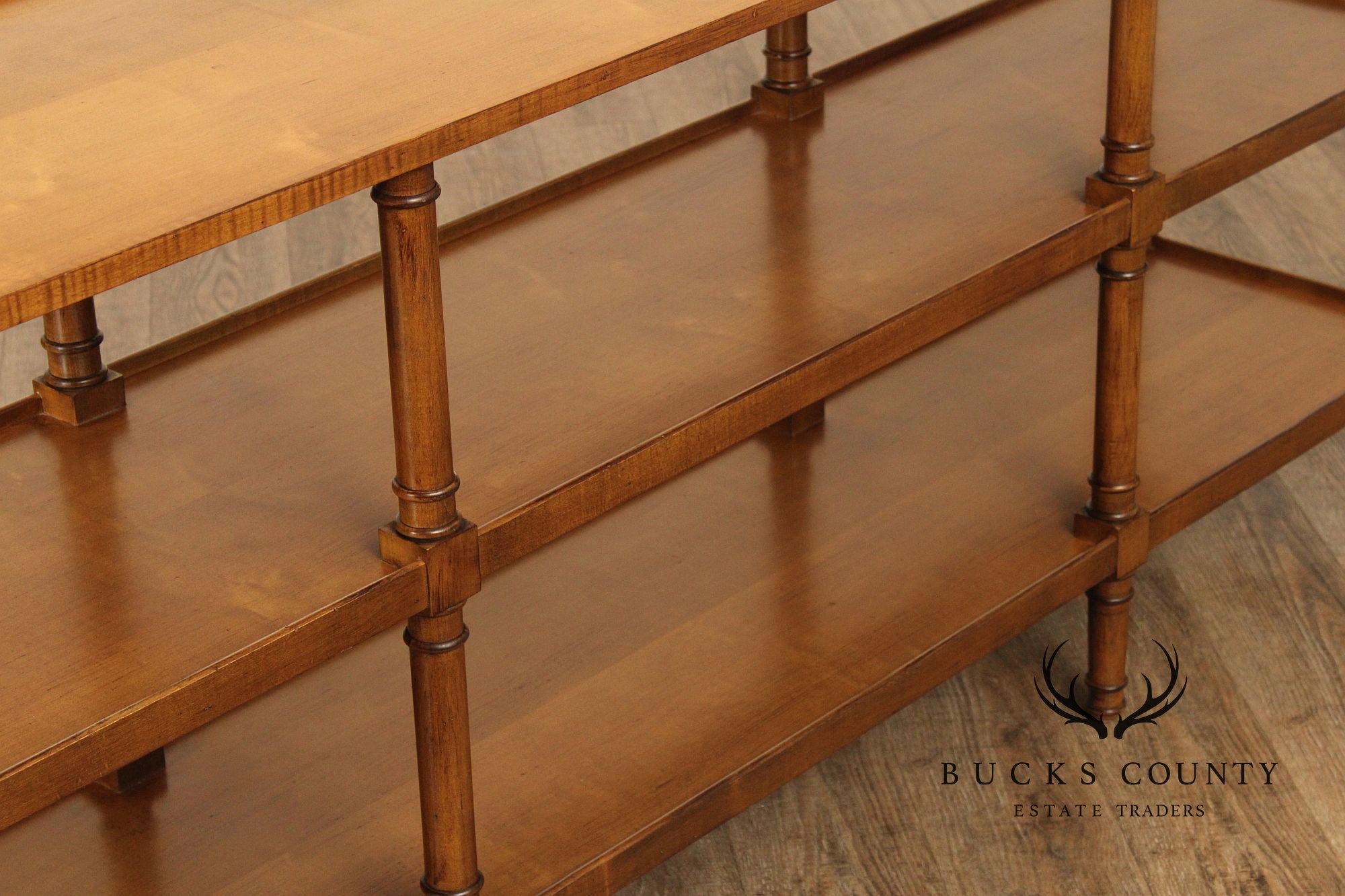 Regency Style Three-Tier Console or Sofa Table