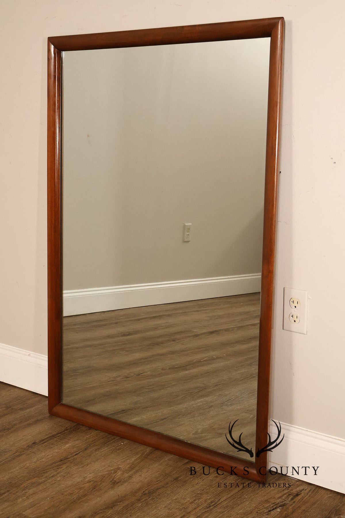 Martinsville Mid Century Modern Walnut Credenza Mirror