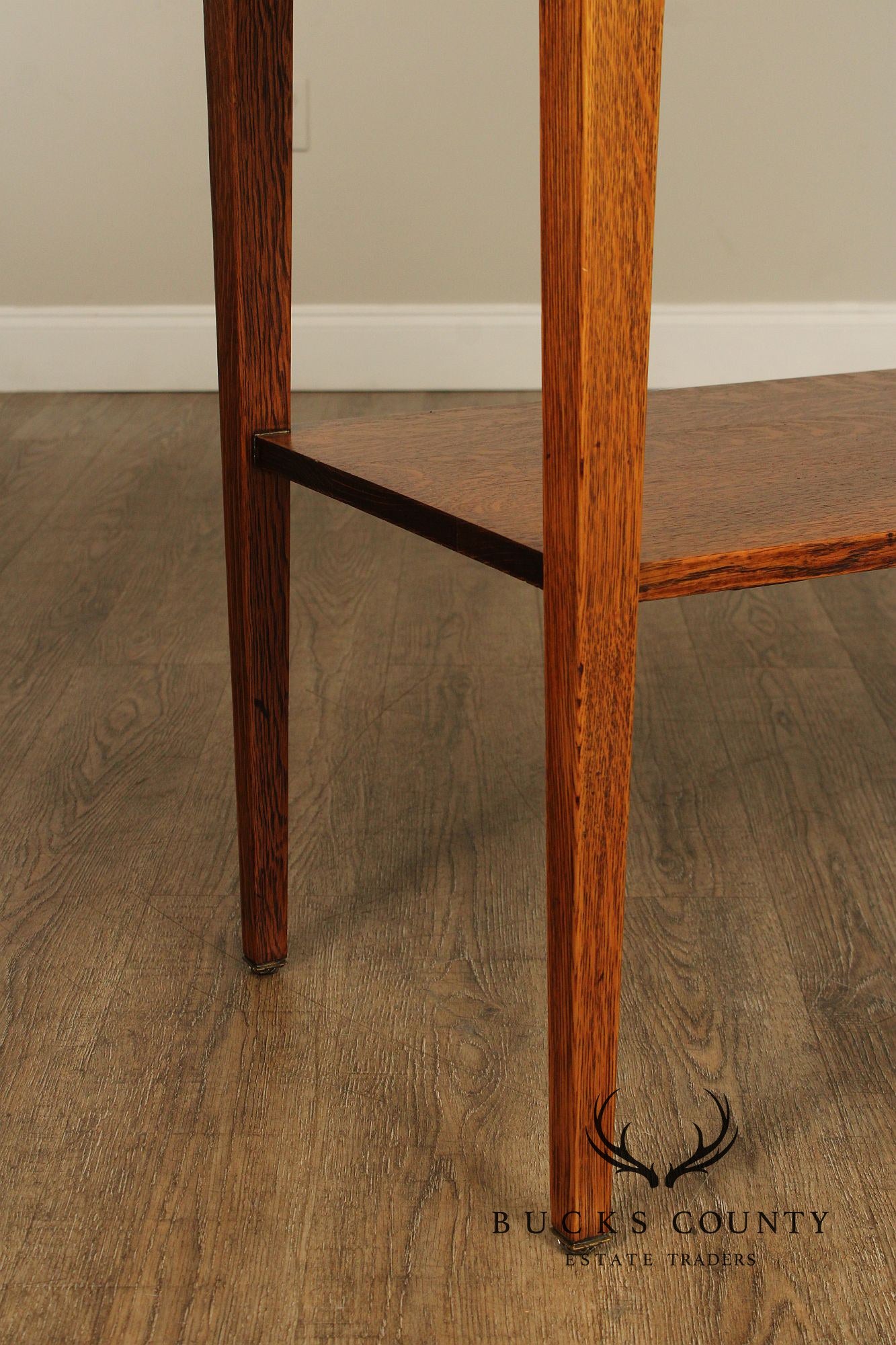 Antique Oak Two Tier Server Sideboard