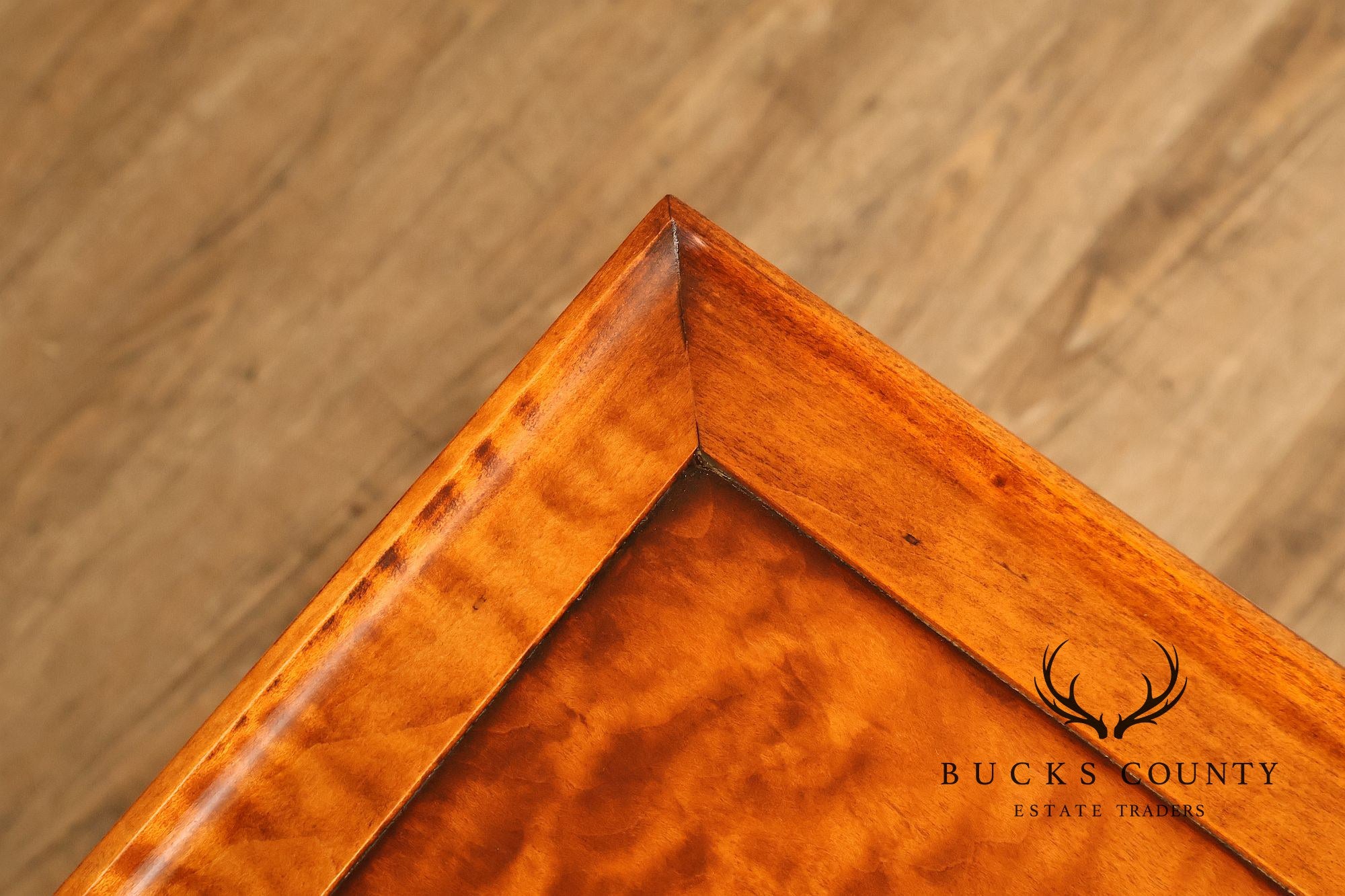 Eldred Wheeler Queen Anne Style Tiger Maple Tea Table