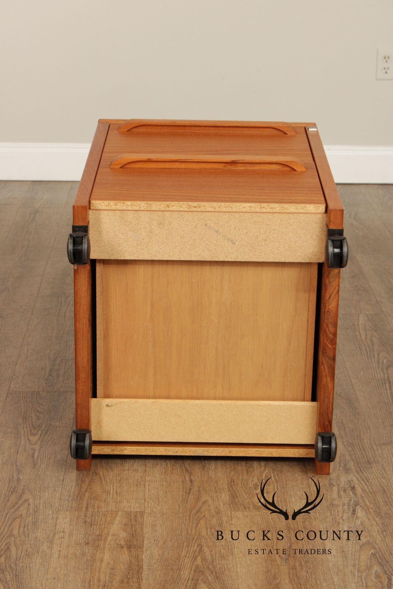 Danish Modern Teak Two-Drawer File Cabinet