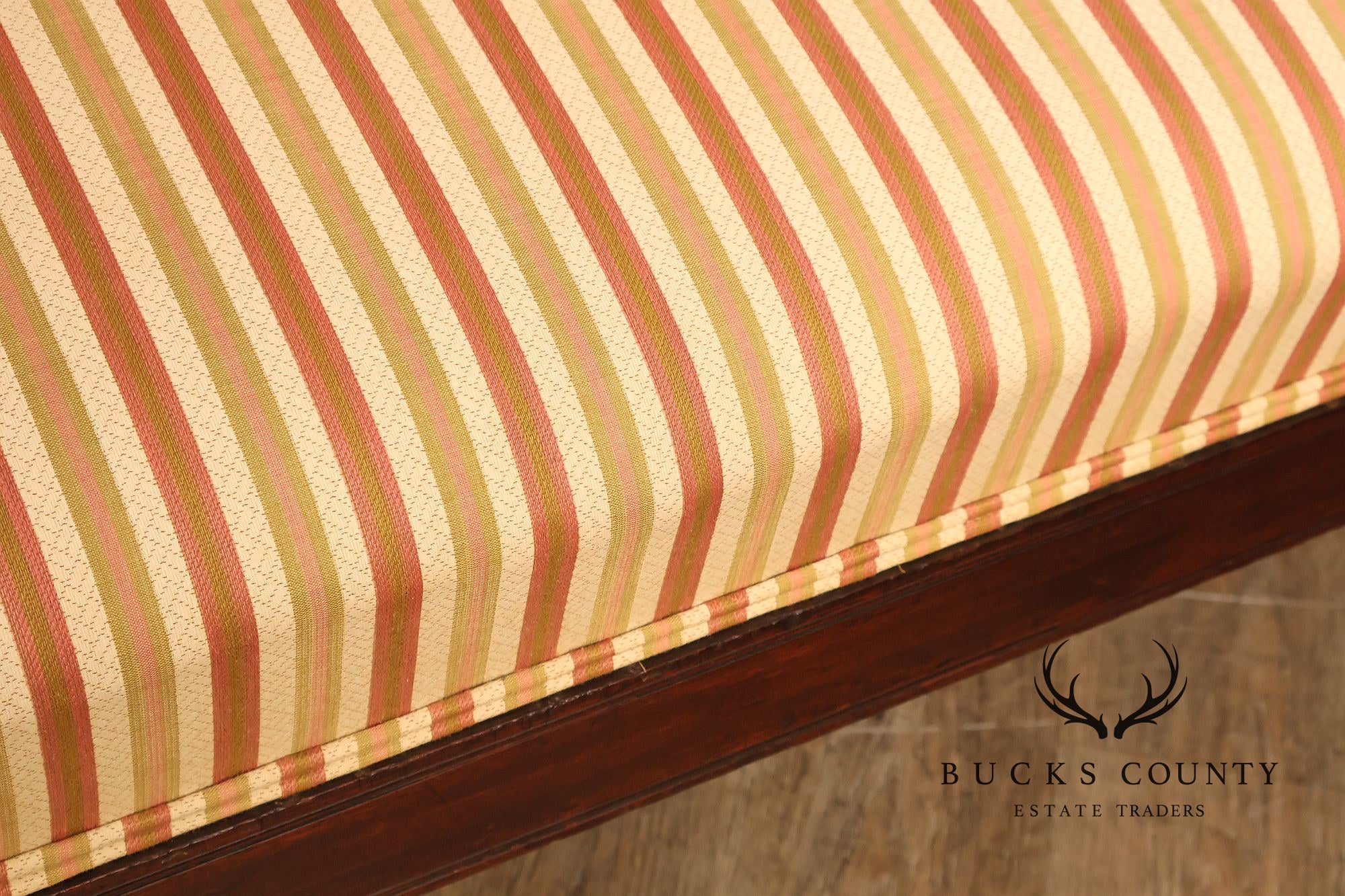 Antique American Empire Period 19th Century Carved Mahogany Sofa