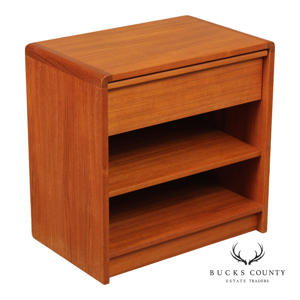 Schreibers Mobelfabrik Danish Modern Teak Nightstand