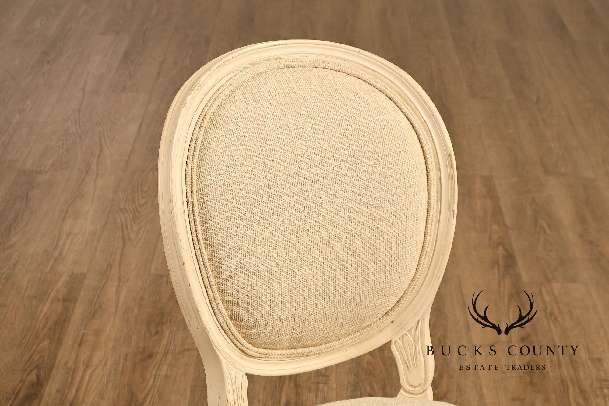 Century Furniture Set Of 8 Louis XVI Style Painted Dining Chairs