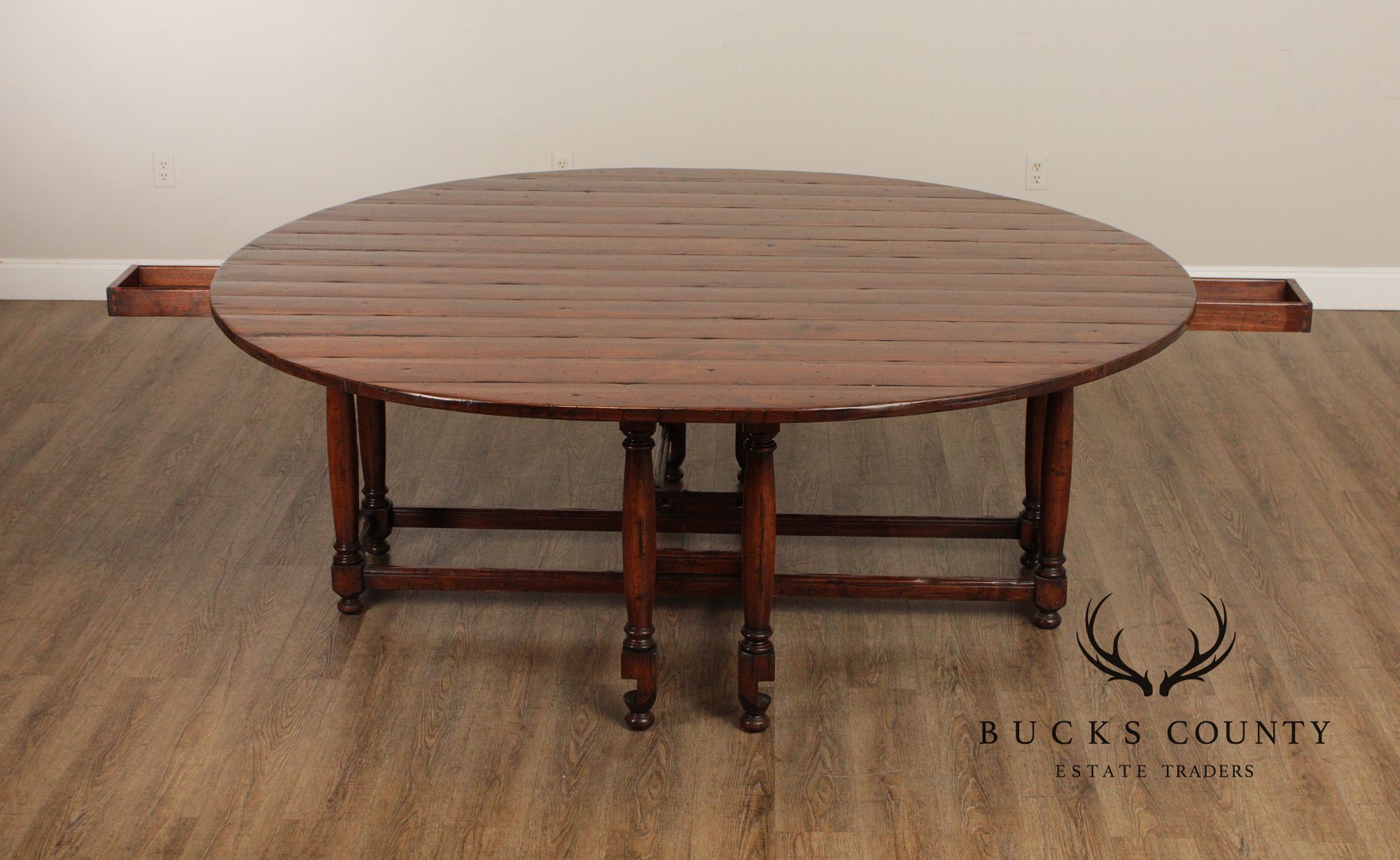 English Style Quality Gateleg Dropleaf Dining Table