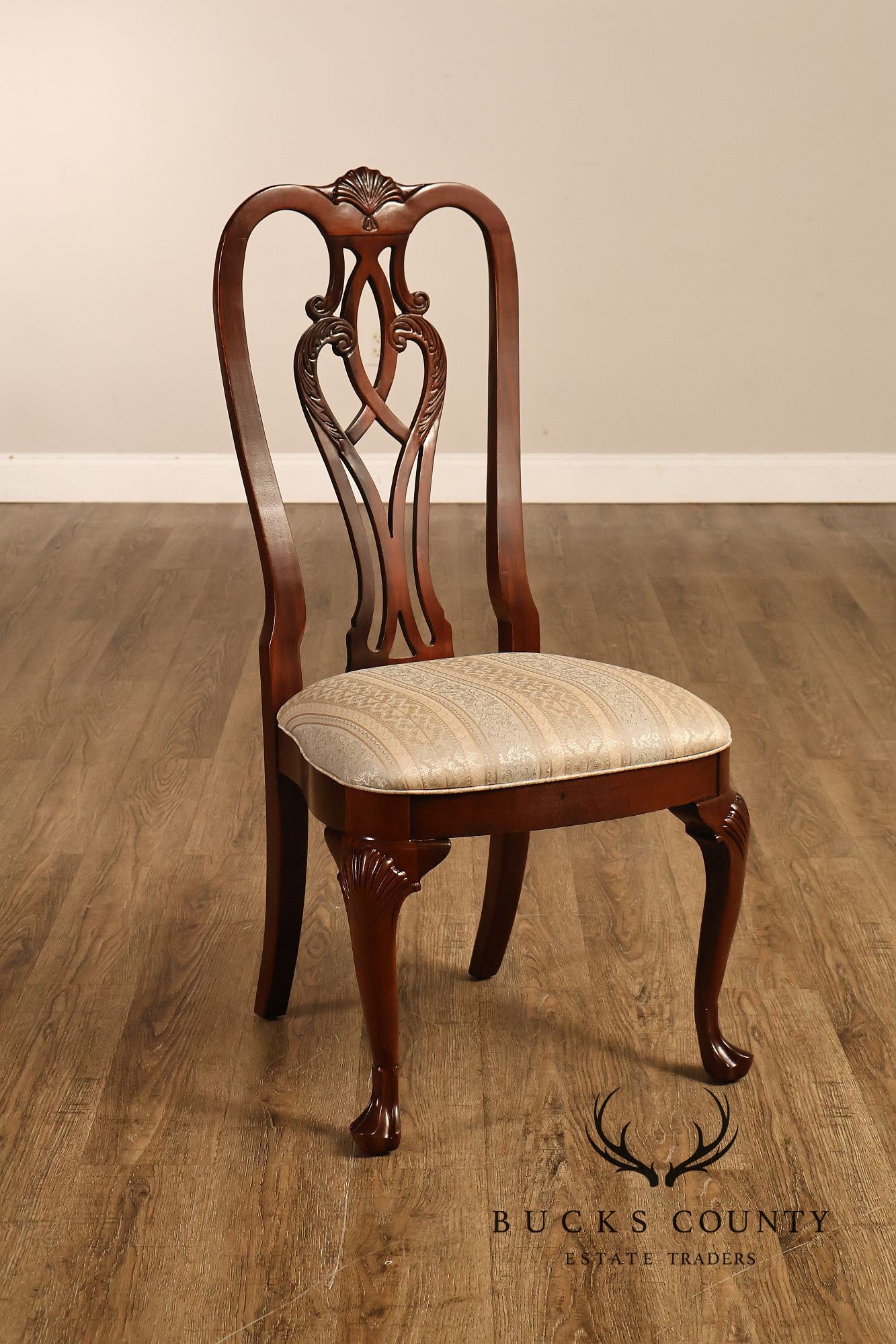 Ethan Allen '18th Century Mahogany' Set of Six Dining Chairs