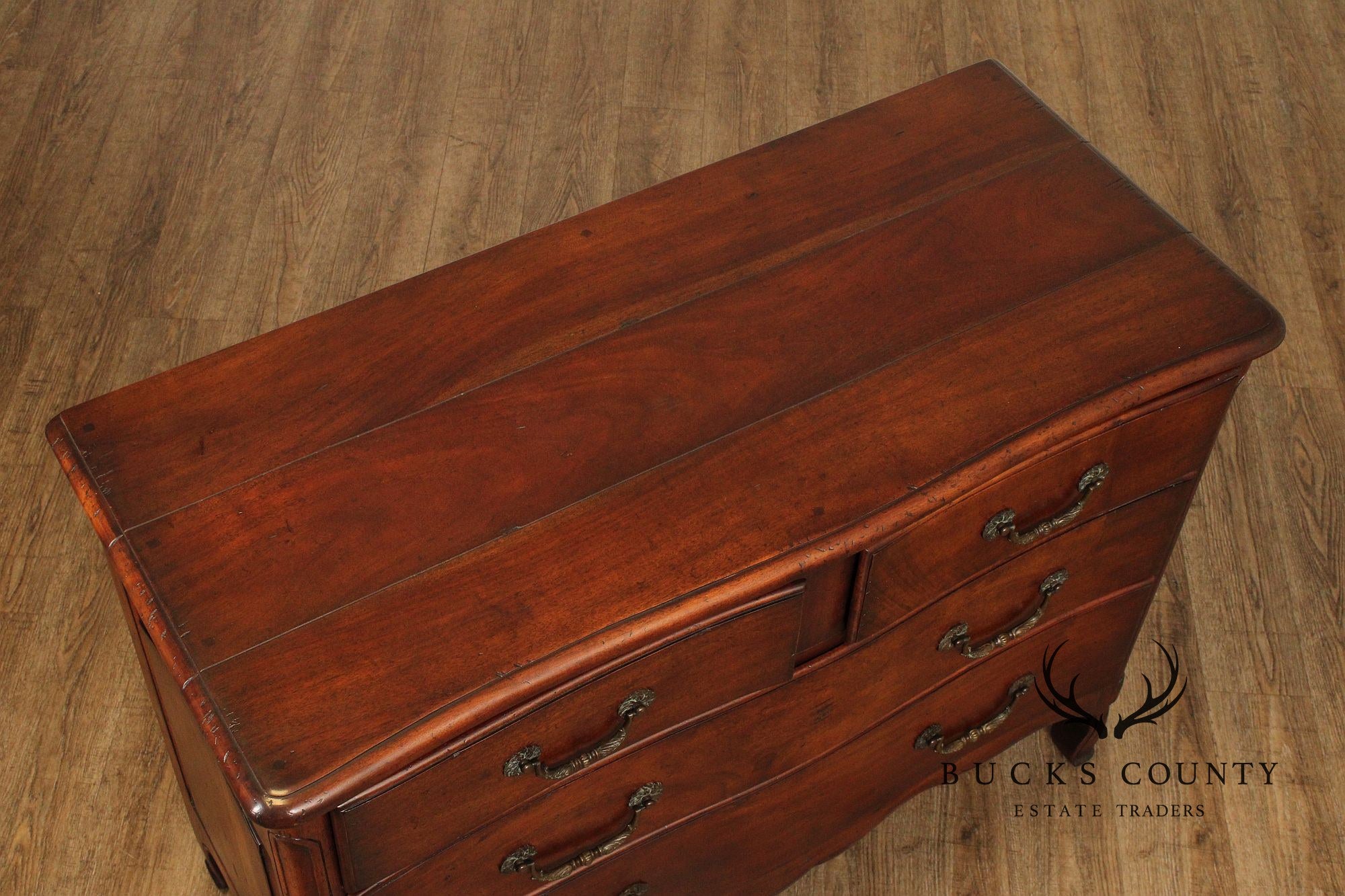 French Provincial Style Solid Mahogany Chest of Drawers