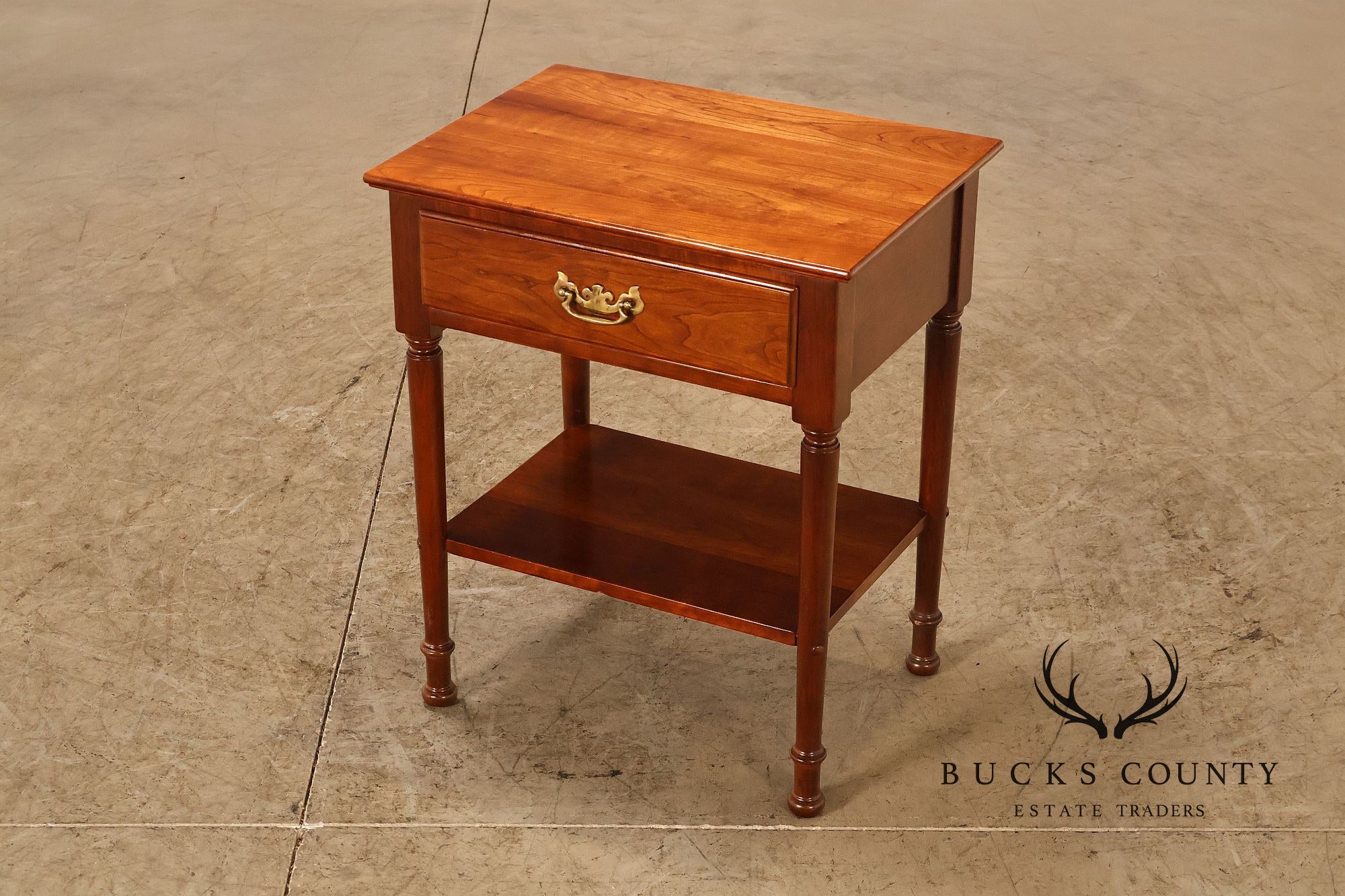 Stickley Cherry Valley Pair Of One Drawer Night Stands