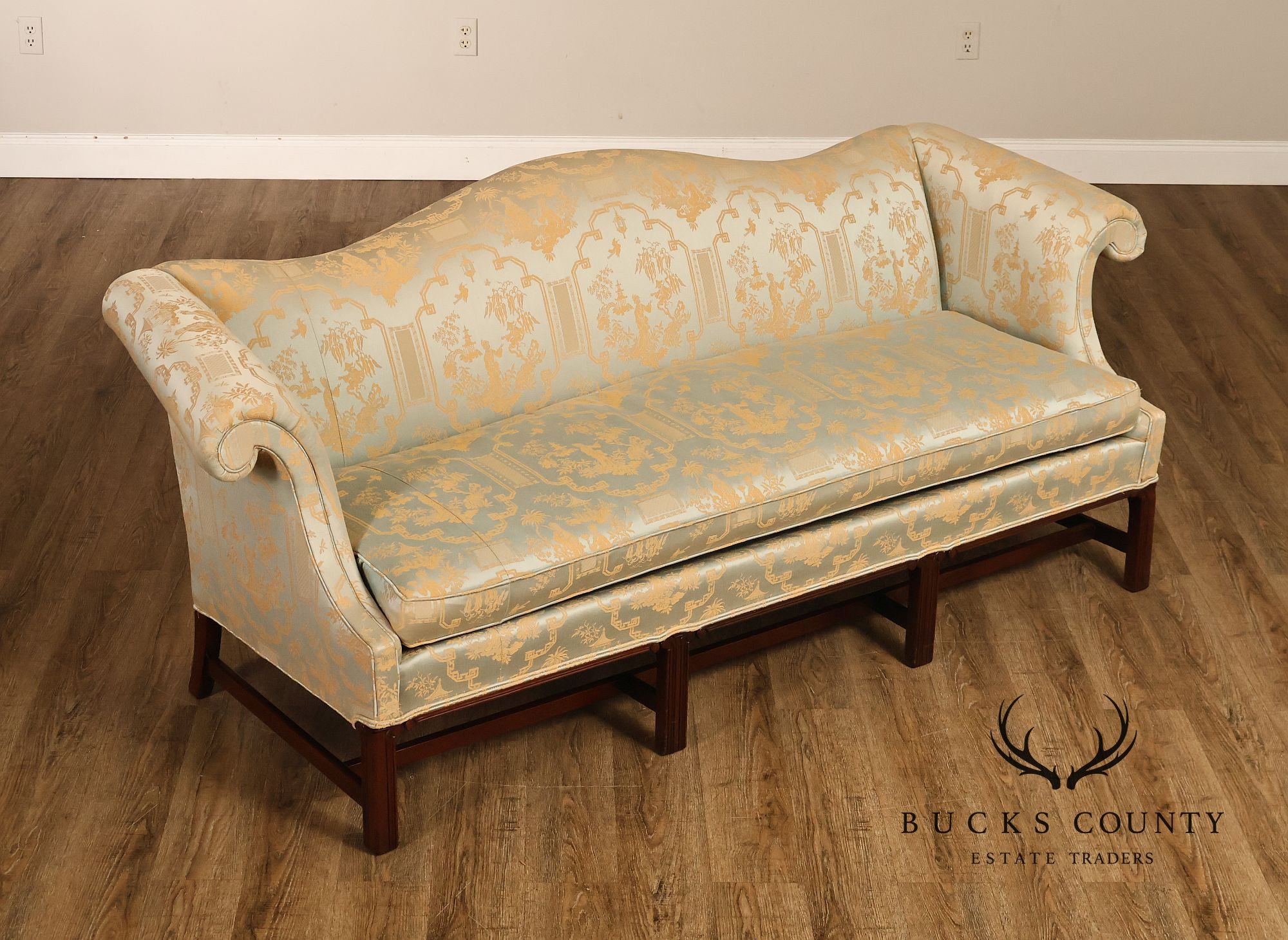 Hickory Chair Chippendale Style Mahogany Sofa