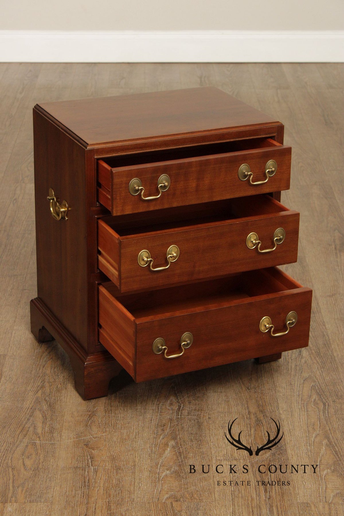 Stickley Chippendale Style Cherry Bachelor's Chest Nightstand