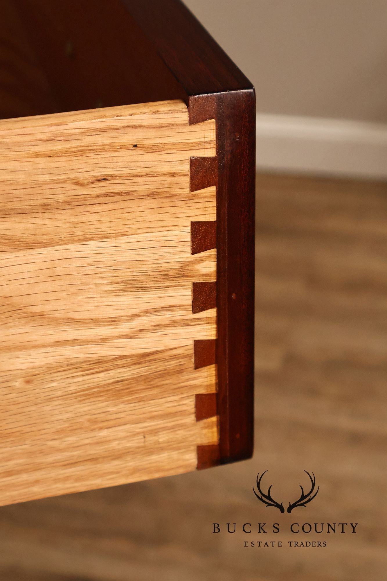 Henkel Harris Chippendale Style Mahogany Tall Chest