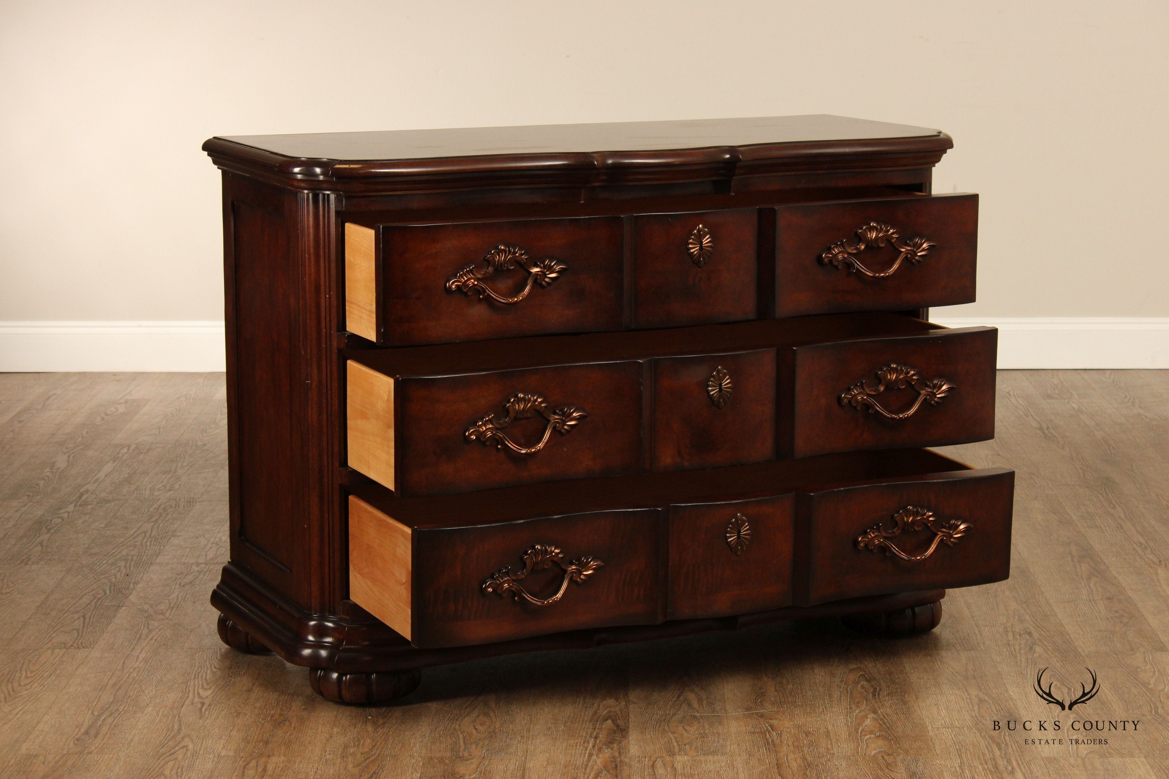 Century Furniture Baroque Style Three Drawer Chest