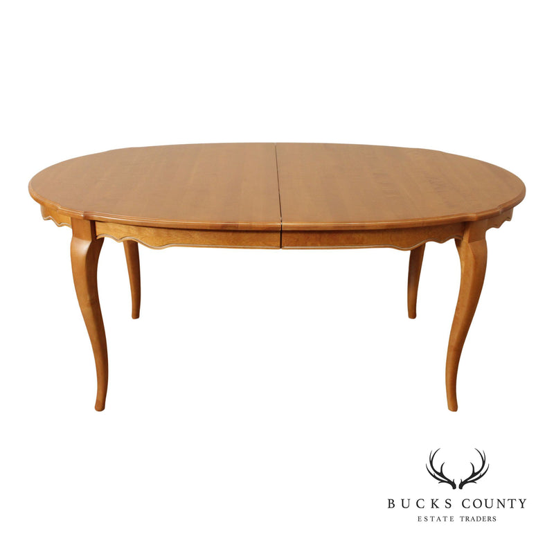 Ethan Allen 'Country French' Oval Top Expandable Dining Table