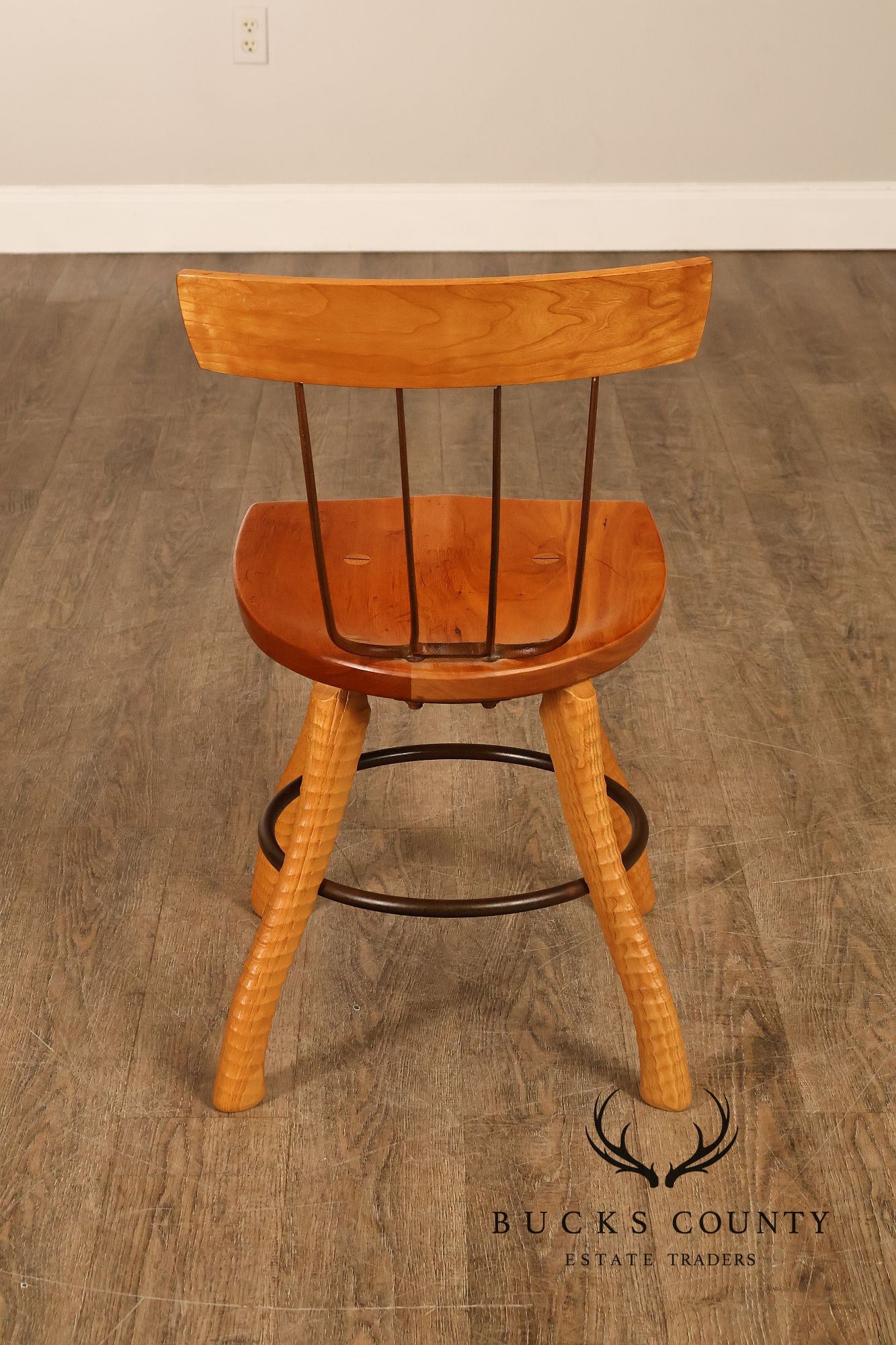 Bradford Woodworking Pair of Pitchfork Side Chairs