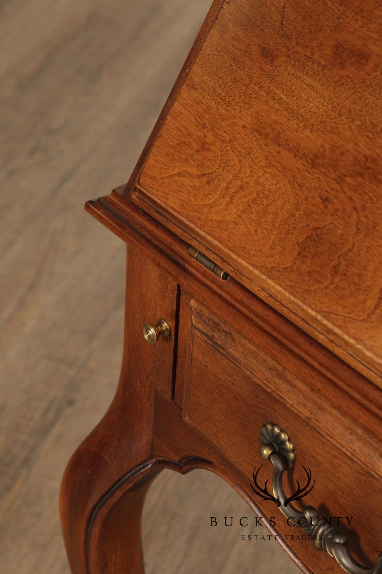Ethan Allen 'Country French' Slant Front Maple Writing Desk