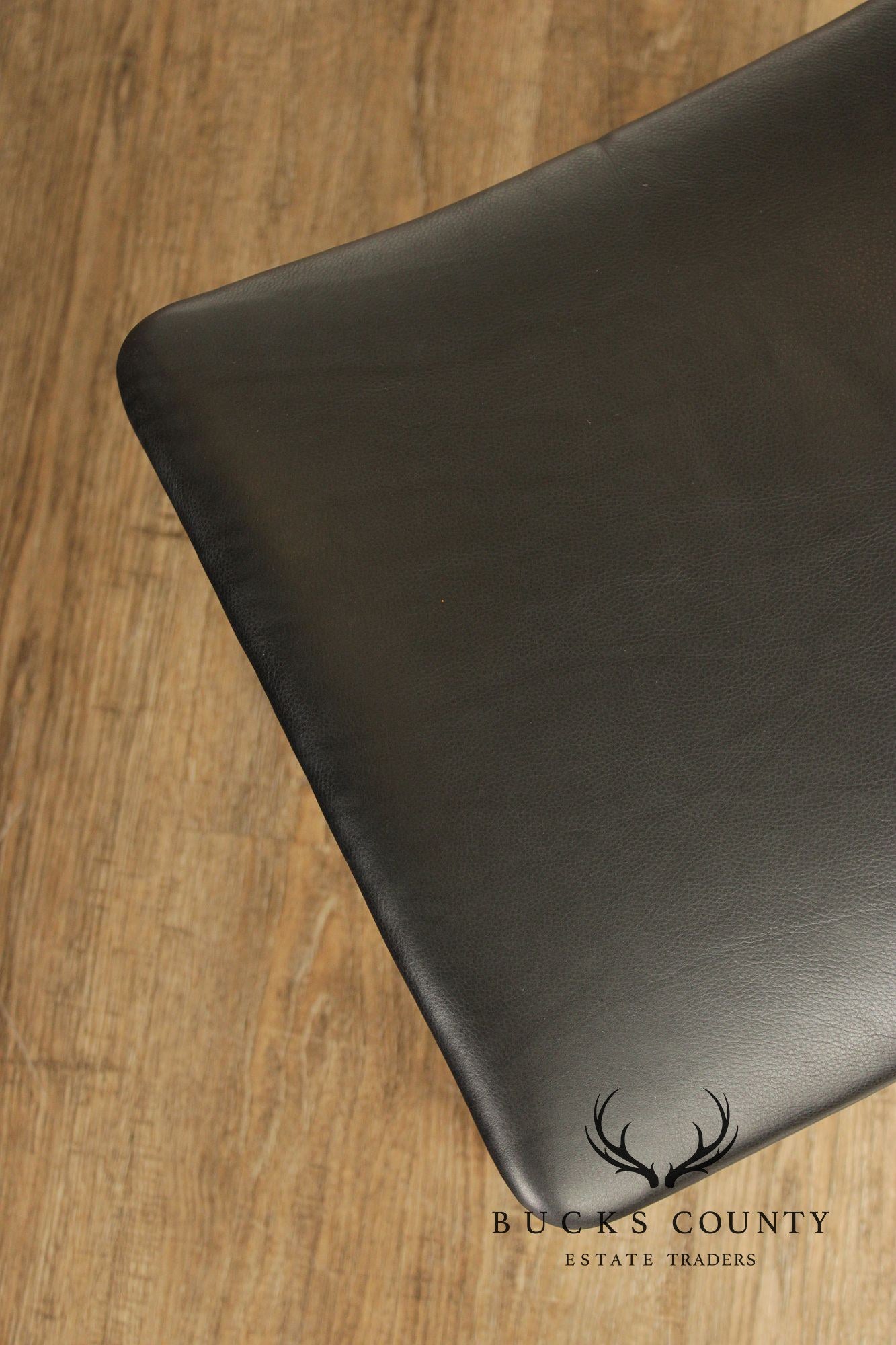 Mid Century Danish Teak Floating Seat Stool By Inger Klingenberg For France & Søn