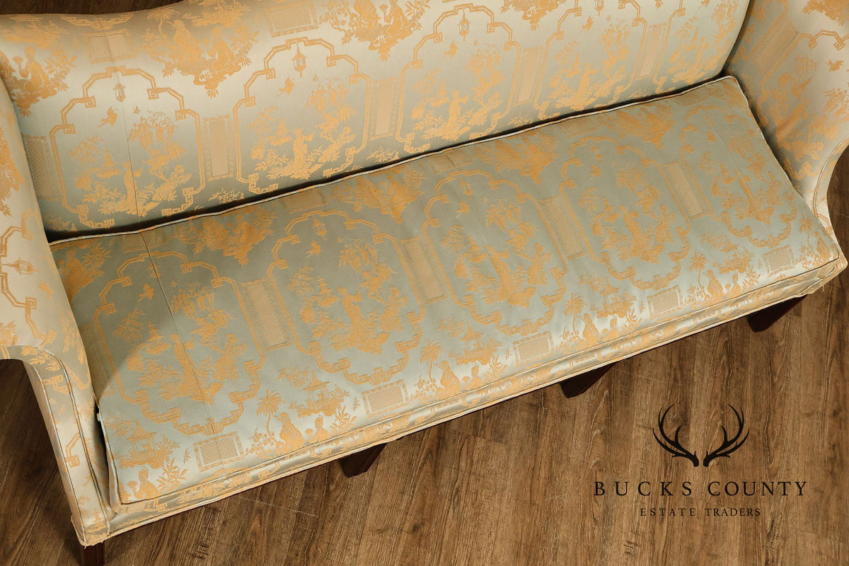 Hickory Chair Chippendale Style Mahogany Sofa