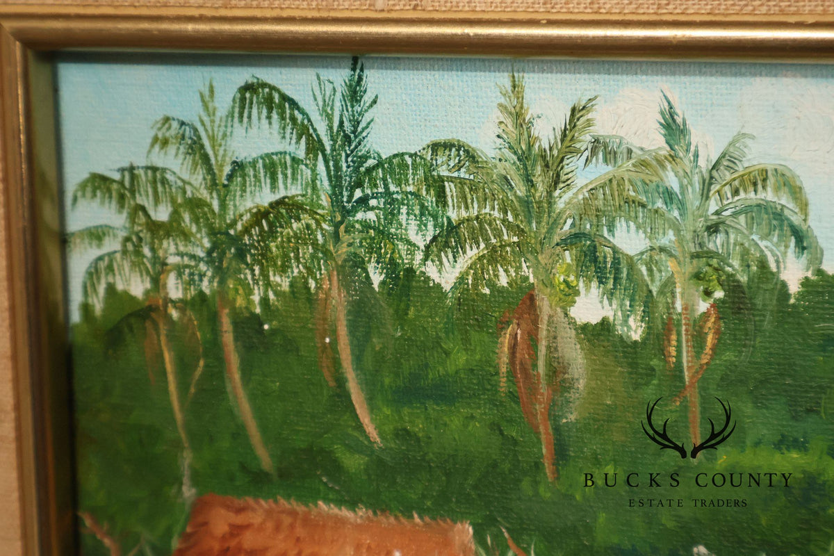 Chris Grieco Caribbean Fishing Scene, 'Marina 2'