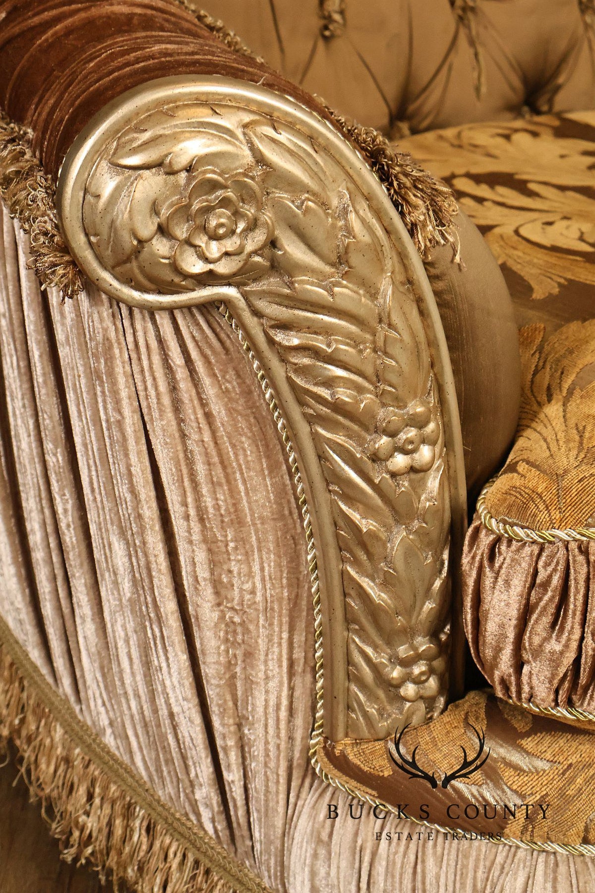 Italian Renaissance Style Upholstered Sofa