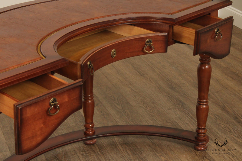 Pulaski Furniture Vintage Half Round Leather Top Writing Desk