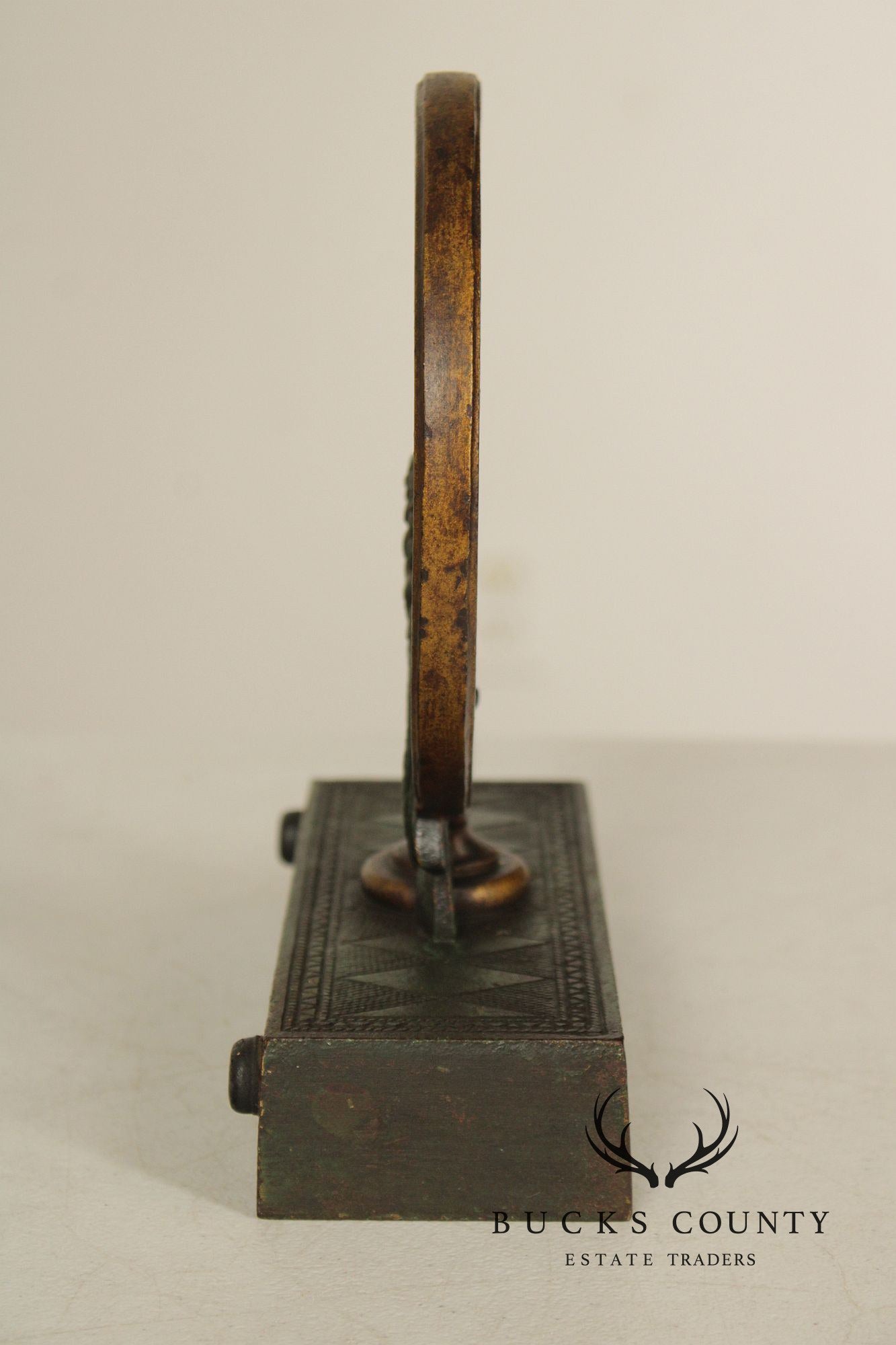 Bradley & Hubbard Art Deco Cast Iron Door Stop